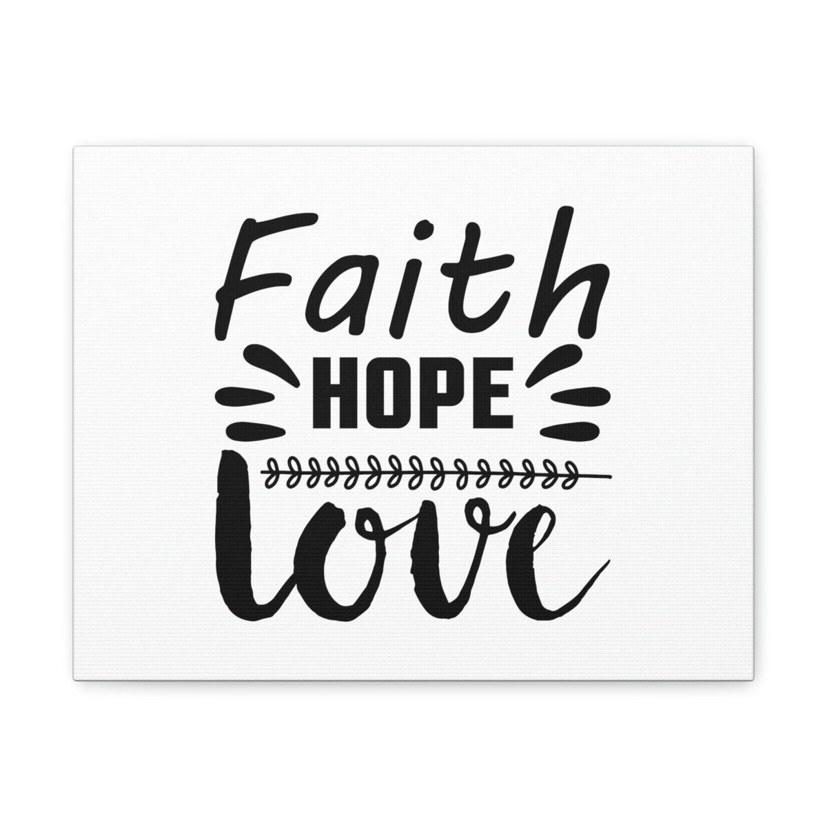 Scripture Walls Faith, Hope, And Love 1 Corinthians 13:13 Christian Wall Art Bible Verse Print Ready to Hang Unframed-Express Your Love Gifts