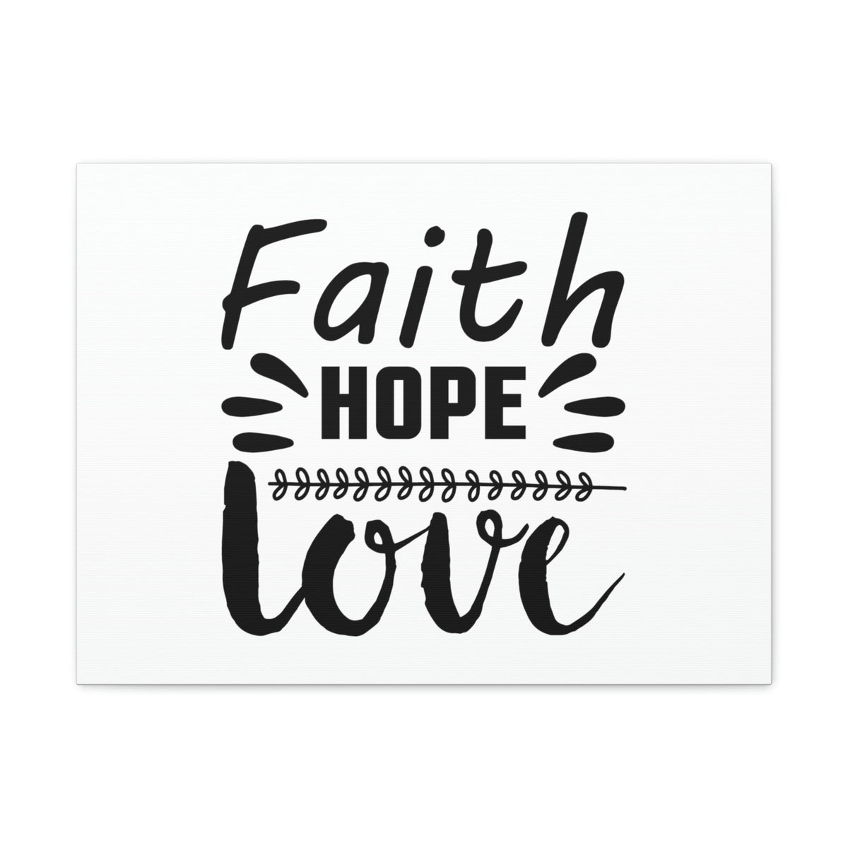 Scripture Walls Faith, Hope, And Love 1 Corinthians 13:13 Christian Wall Art Bible Verse Print Ready to Hang Unframed-Express Your Love Gifts
