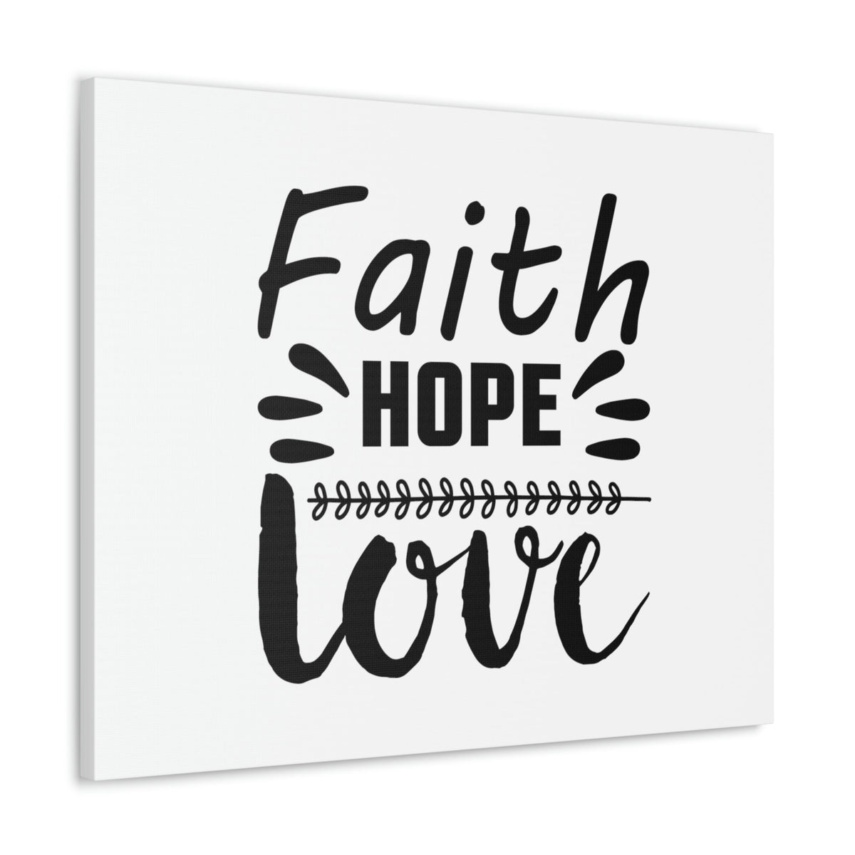 Scripture Walls Faith, Hope, And Love 1 Corinthians 13:13 Christian Wall Art Bible Verse Print Ready to Hang Unframed-Express Your Love Gifts