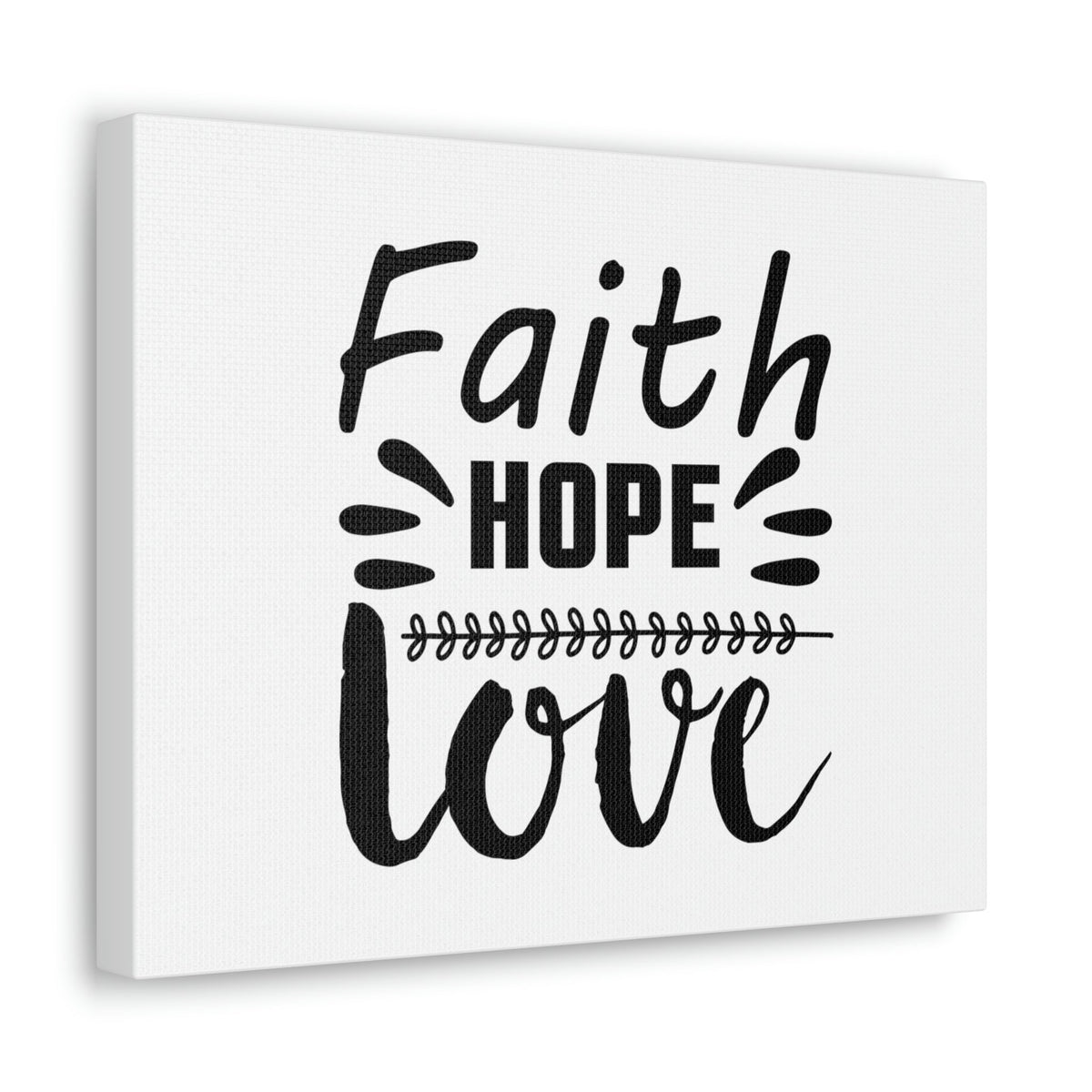 Scripture Walls Faith, Hope, And Love 1 Corinthians 13:13 Christian Wall Art Bible Verse Print Ready to Hang Unframed-Express Your Love Gifts