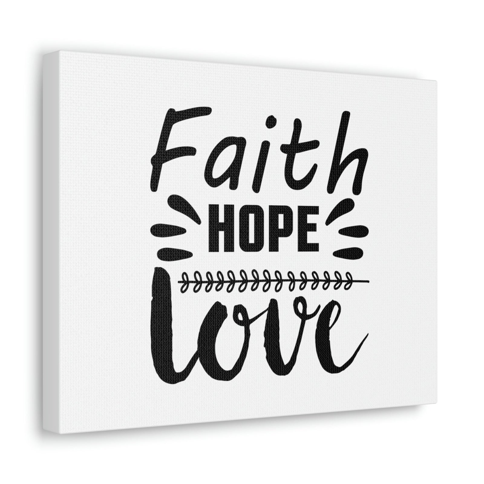 Scripture Walls Faith, Hope, And Love 1 Corinthians 13:13 Christian Wall Art Bible Verse Print Ready to Hang Unframed-Express Your Love Gifts