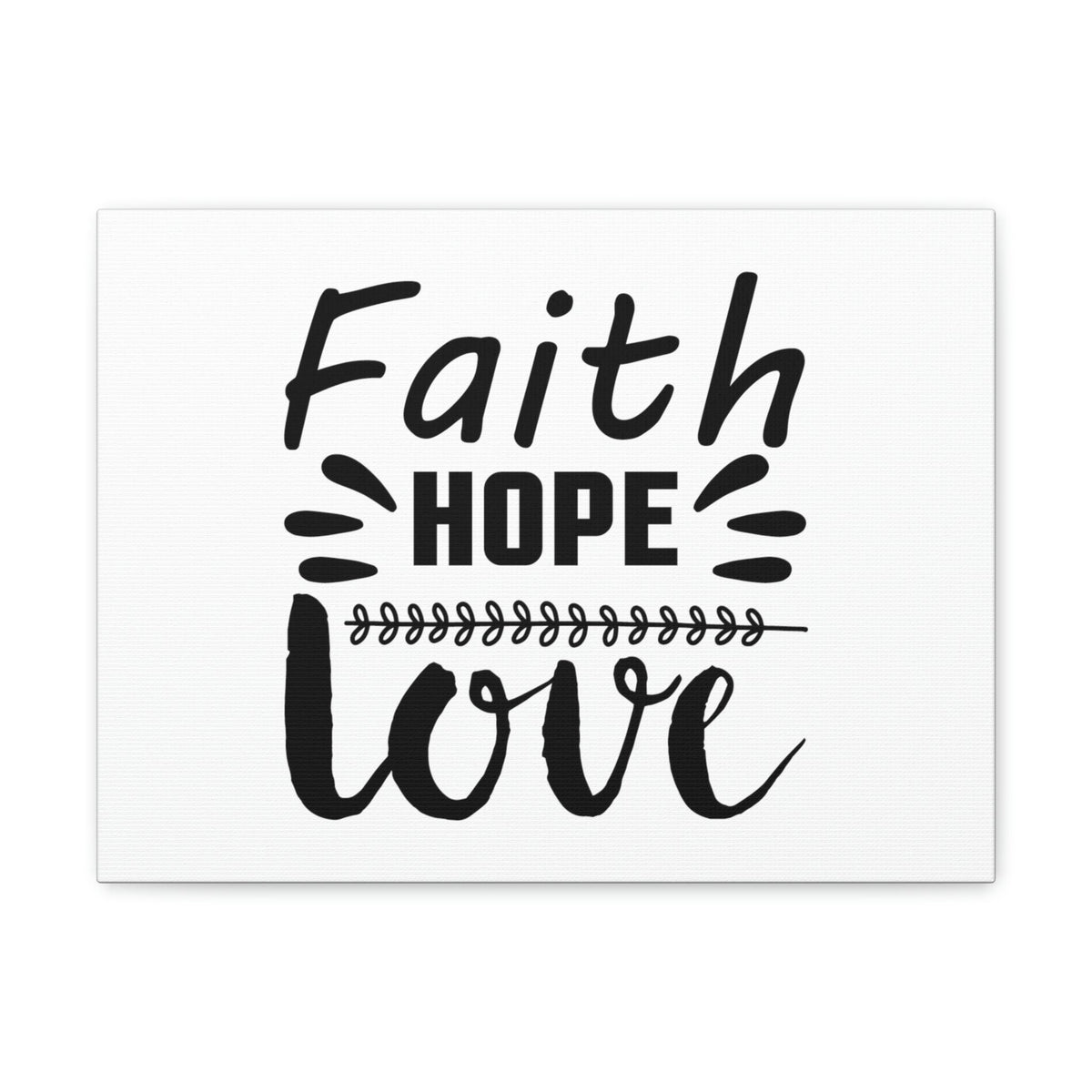 Scripture Walls Faith, Hope, And Love 1 Corinthians 13:13 Christian Wall Art Bible Verse Print Ready to Hang Unframed-Express Your Love Gifts
