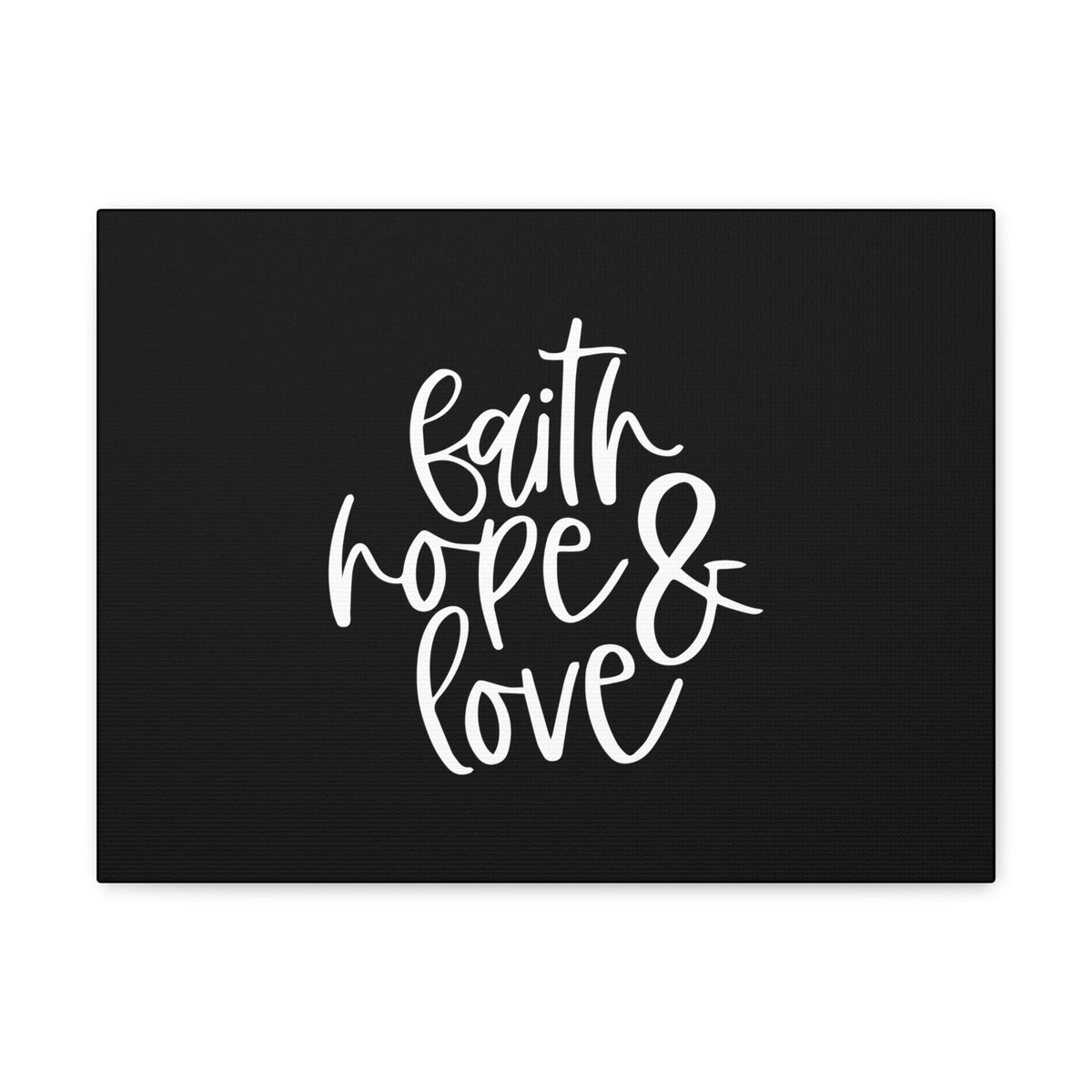 Scripture Walls Faith, Hope And Love 1 Corinthians 13:13 White Christian Wall Art Bible Verse Print Ready to Hang Unframed-Express Your Love Gifts