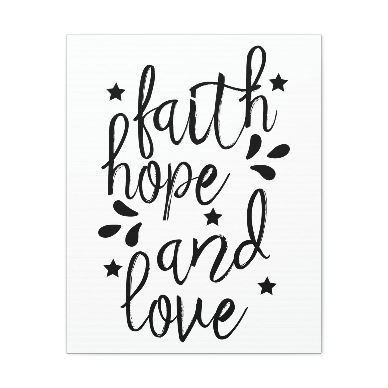 Scripture Walls Faith Hope And Love 1 Corinthians 13:7 Christian Wall Art Print Ready to Hang Unframed-Express Your Love Gifts