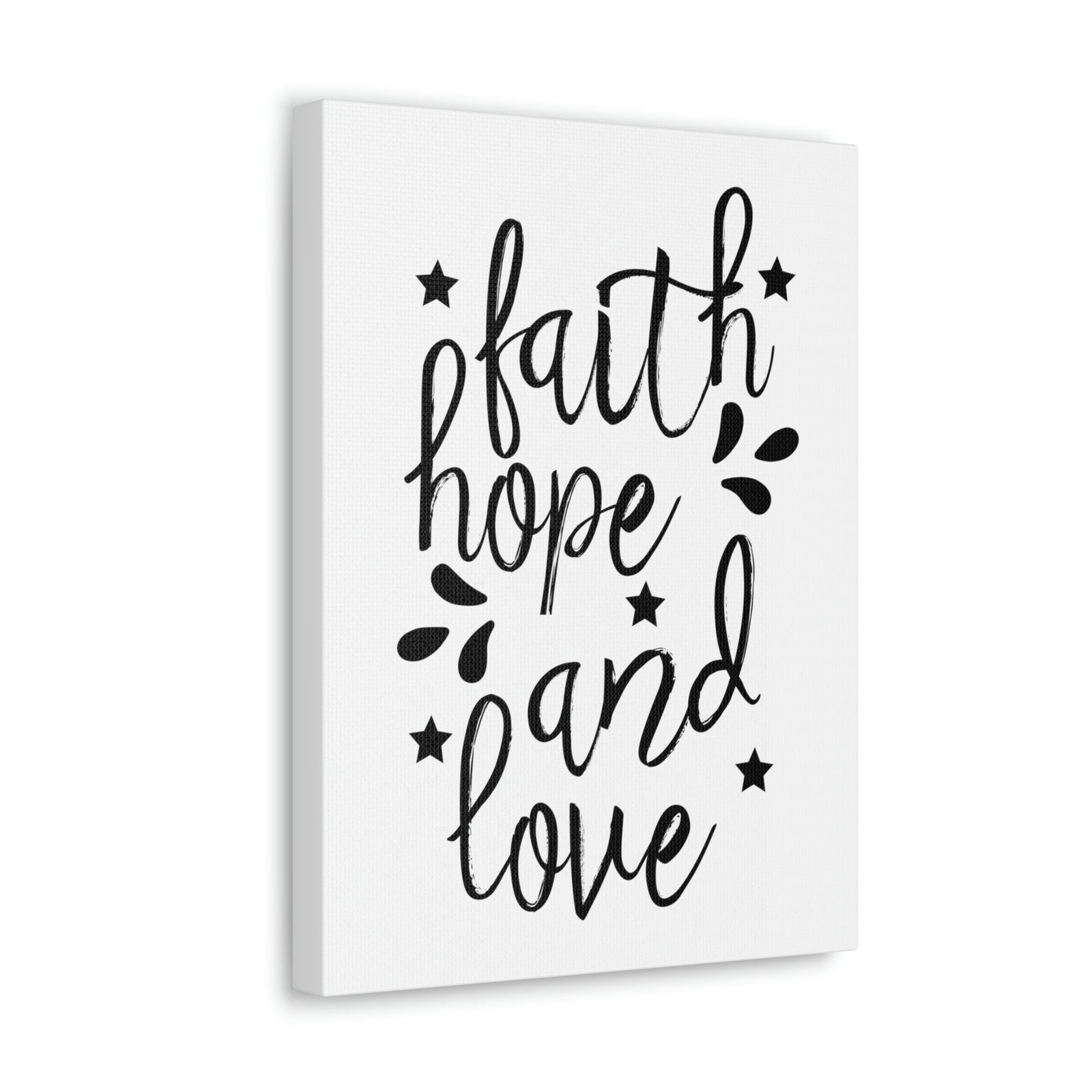 Scripture Walls Faith Hope And Love 1 Corinthians 13:7 Christian Wall Art Print Ready to Hang Unframed-Express Your Love Gifts