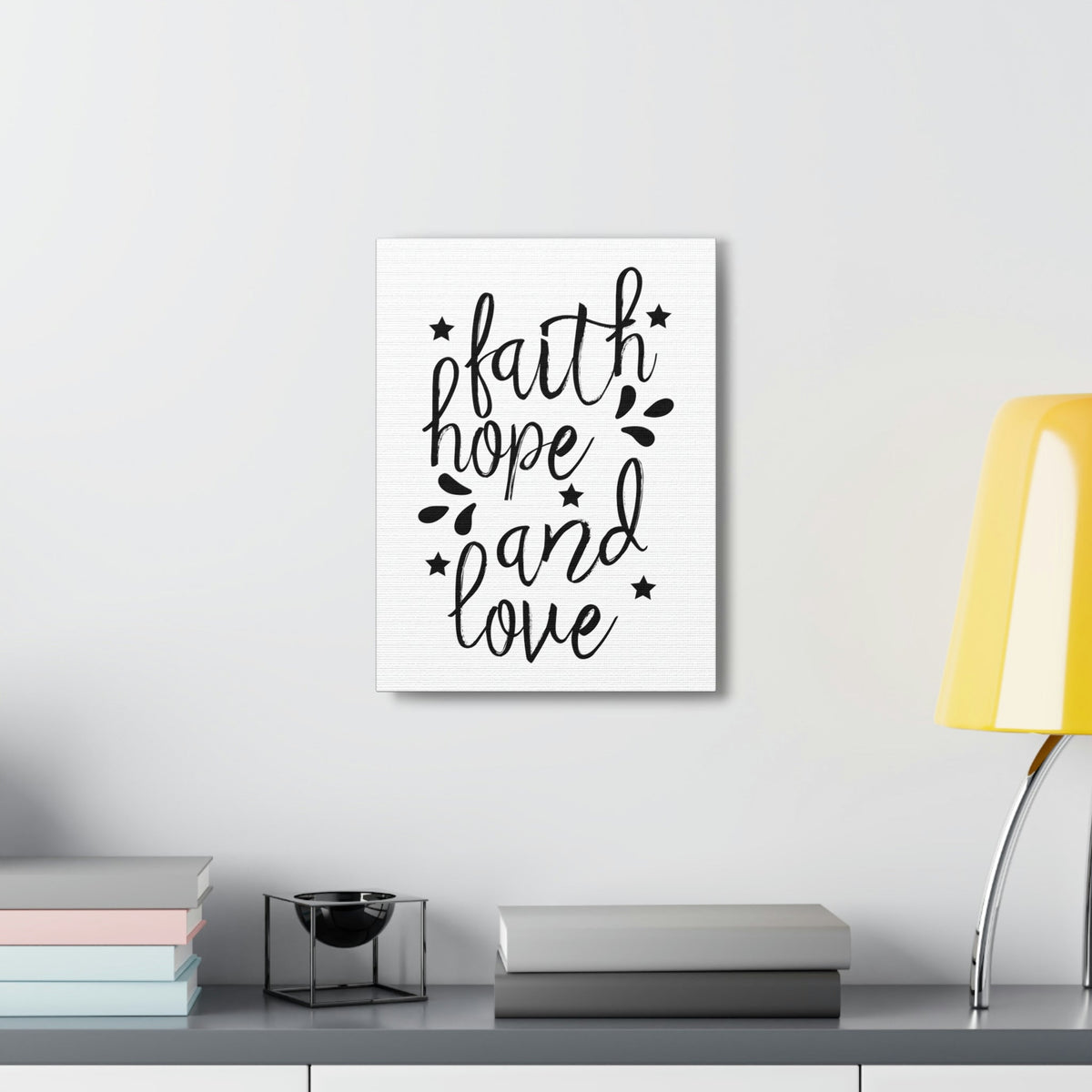 Scripture Walls Faith Hope And Love 1 Corinthians 13:7 Christian Wall Art Print Ready to Hang Unframed-Express Your Love Gifts