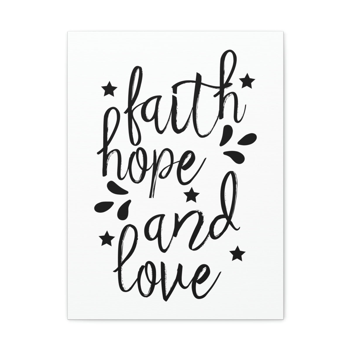 Scripture Walls Faith Hope And Love 1 Corinthians 13:7 Christian Wall Art Print Ready to Hang Unframed-Express Your Love Gifts