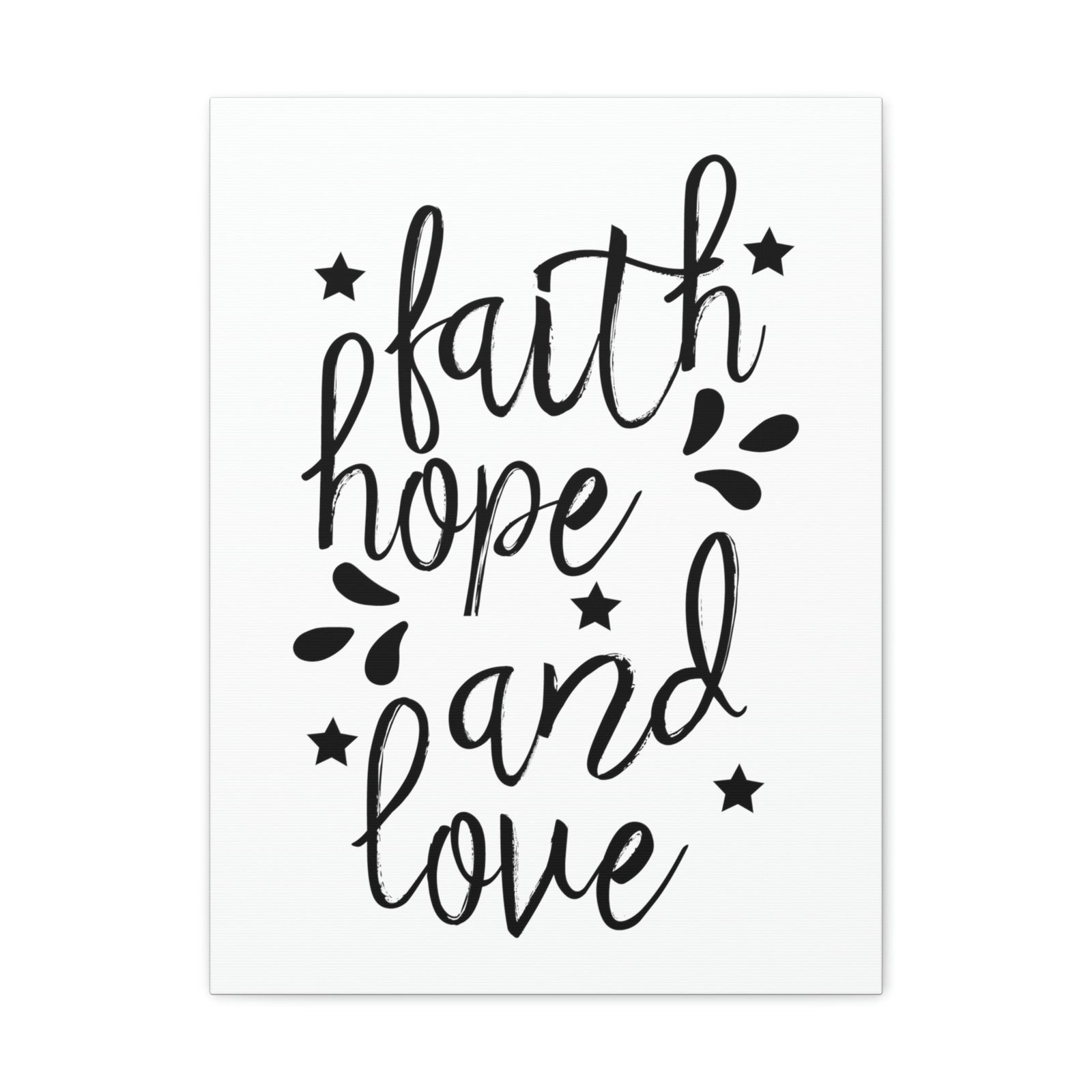Scripture Walls Faith Hope And Love 1 Corinthians 13:7 Christian Wall Art Print Ready to Hang Unframed-Express Your Love Gifts
