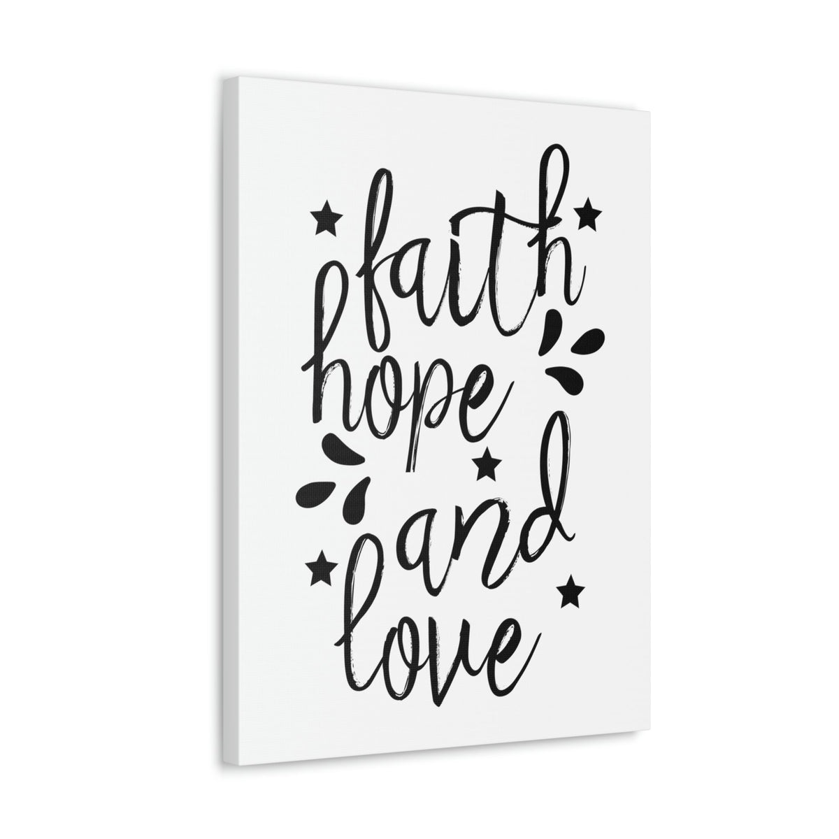 Scripture Walls Faith Hope And Love 1 Corinthians 13:7 Christian Wall Art Print Ready to Hang Unframed-Express Your Love Gifts