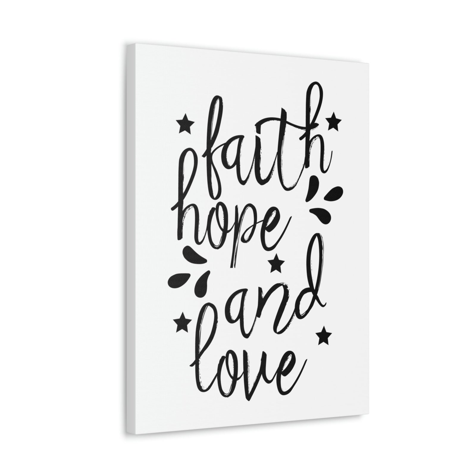 Scripture Walls Faith Hope And Love 1 Corinthians 13:7 Christian Wall Art Print Ready to Hang Unframed-Express Your Love Gifts