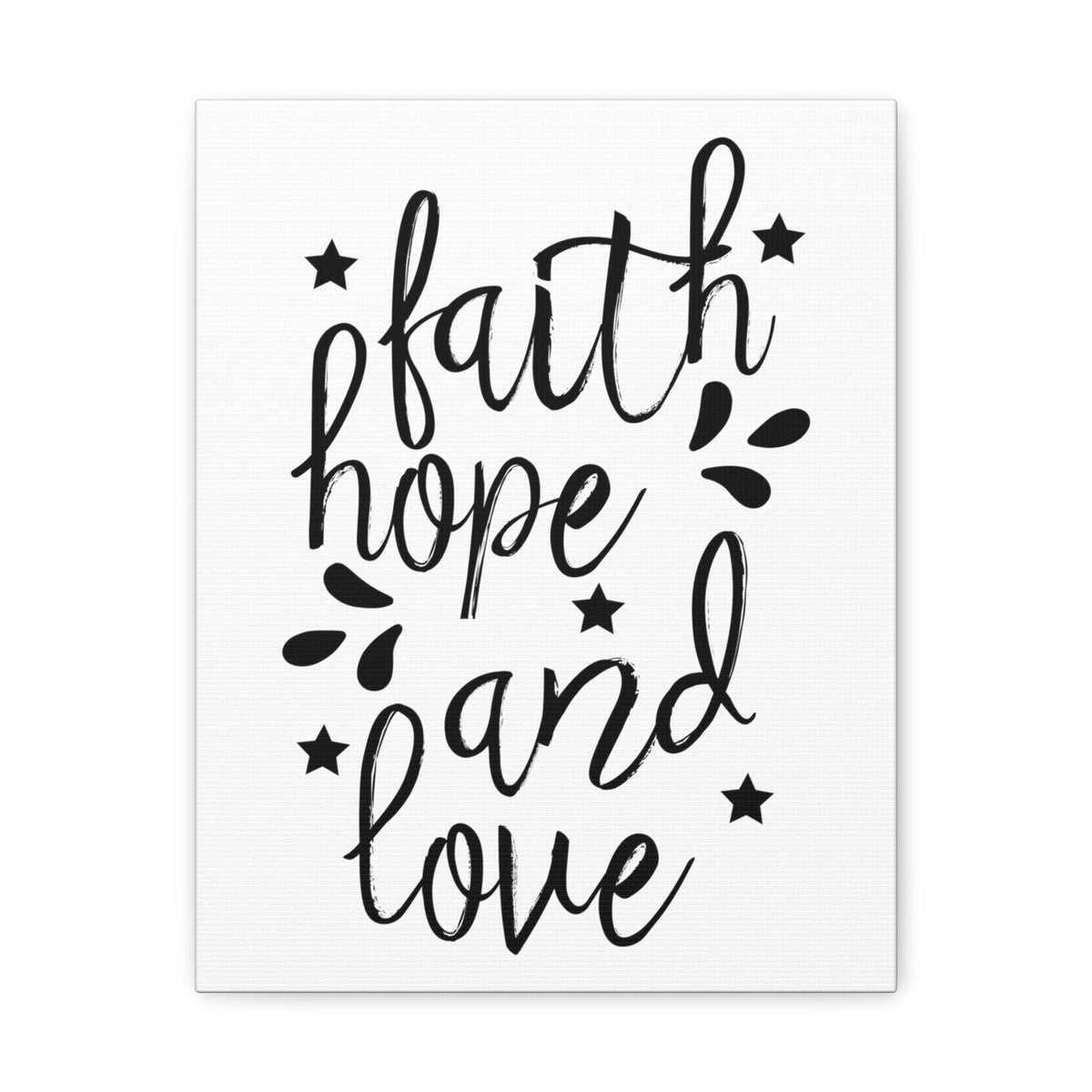 Scripture Walls Faith Hope And Love 1 Corinthians 13:7 Christian Wall Art Print Ready to Hang Unframed-Express Your Love Gifts