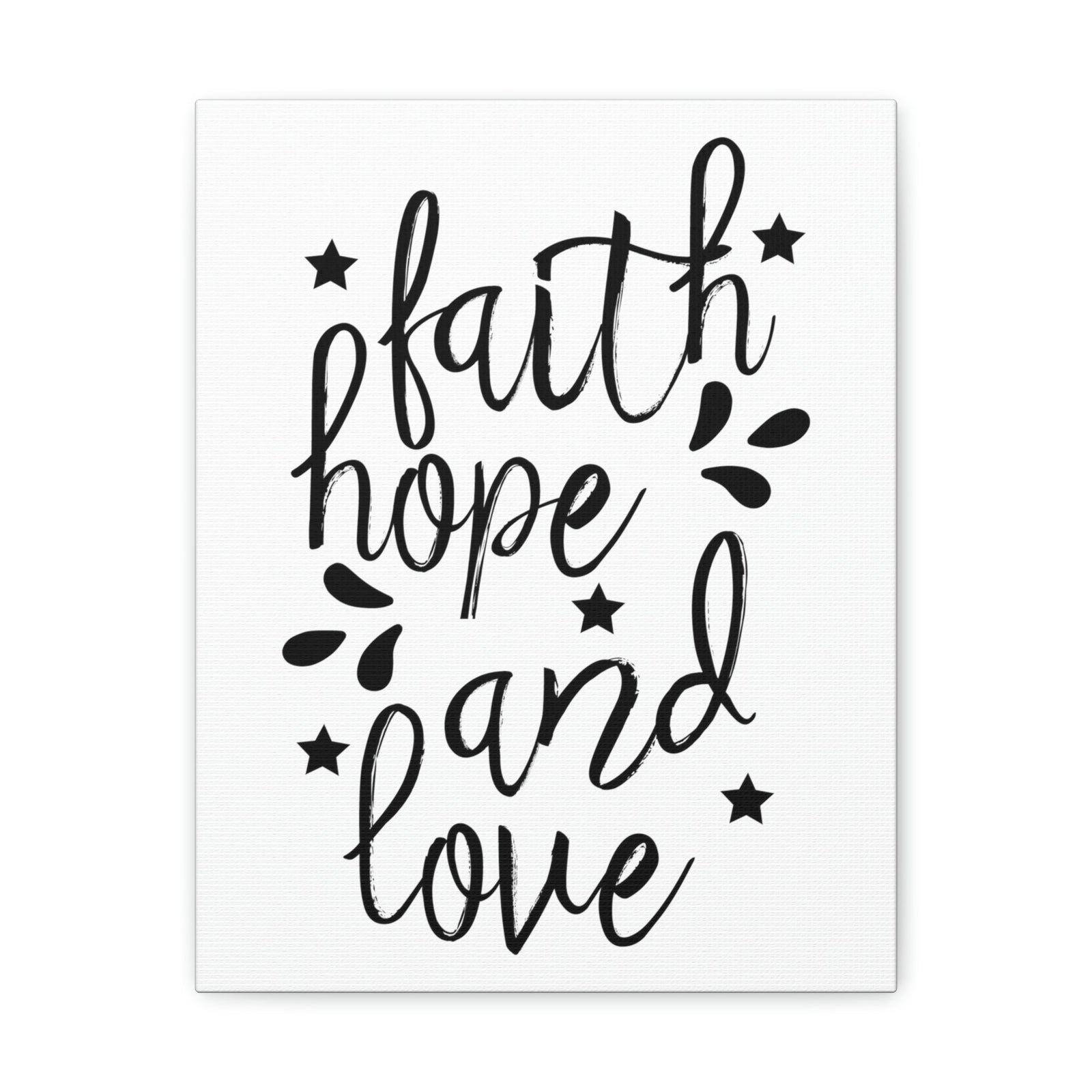 Scripture Walls Faith Hope And Love 1 Corinthians 13:7 Christian Wall Art Print Ready to Hang Unframed-Express Your Love Gifts