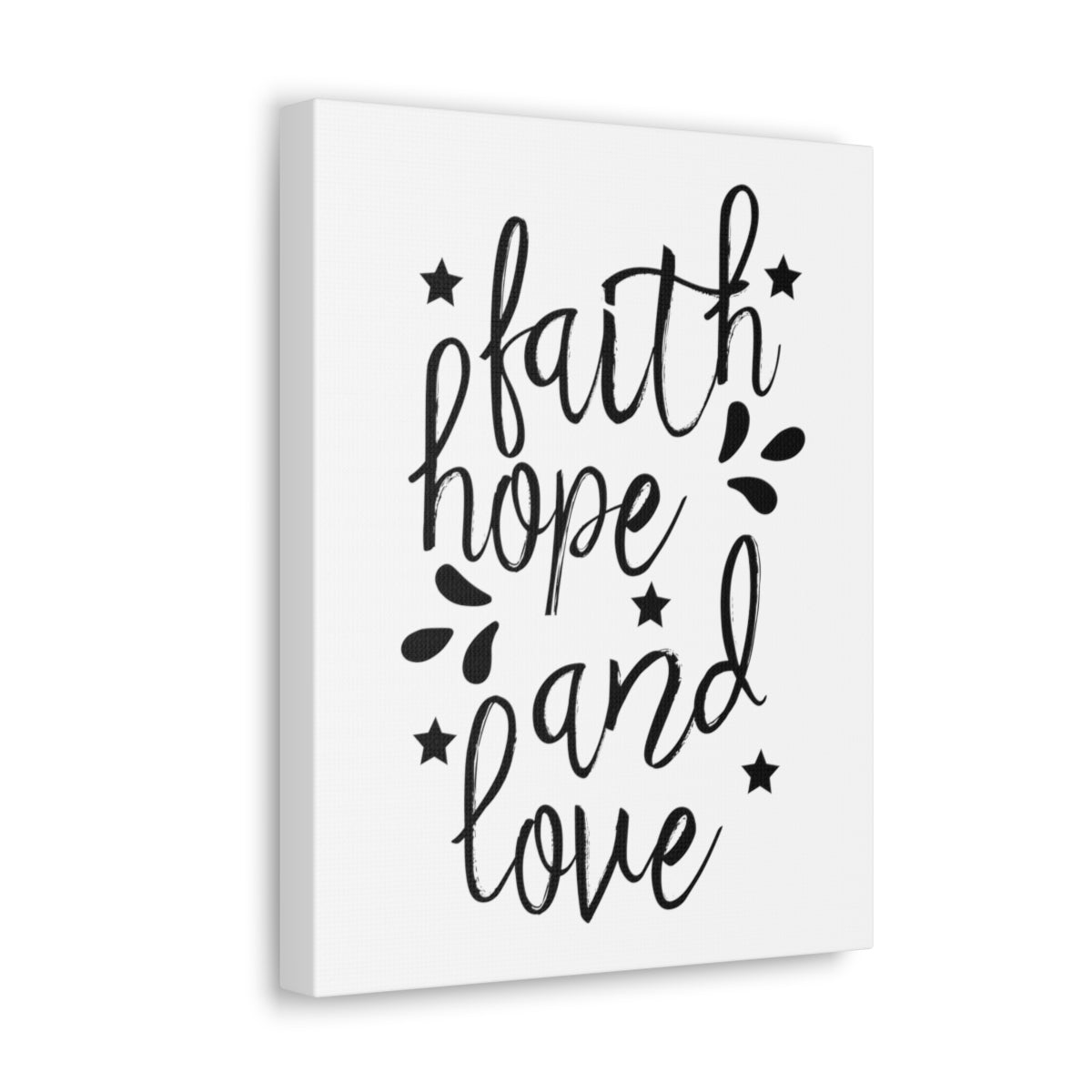 Scripture Walls Faith Hope And Love Ephesians 3:17 Christian Wall Art Print Ready to Hang Unframed-Express Your Love Gifts