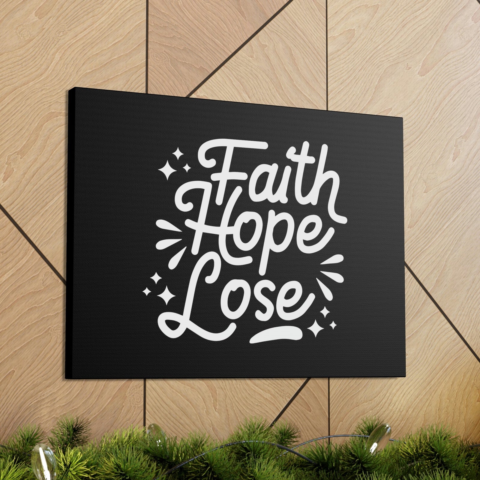 Scripture Walls Faith, Hope, Love 1 Corinthians 13:13 Black Christian Wall Art Bible Verse Print Ready to Hang Unframed-Express Your Love Gifts