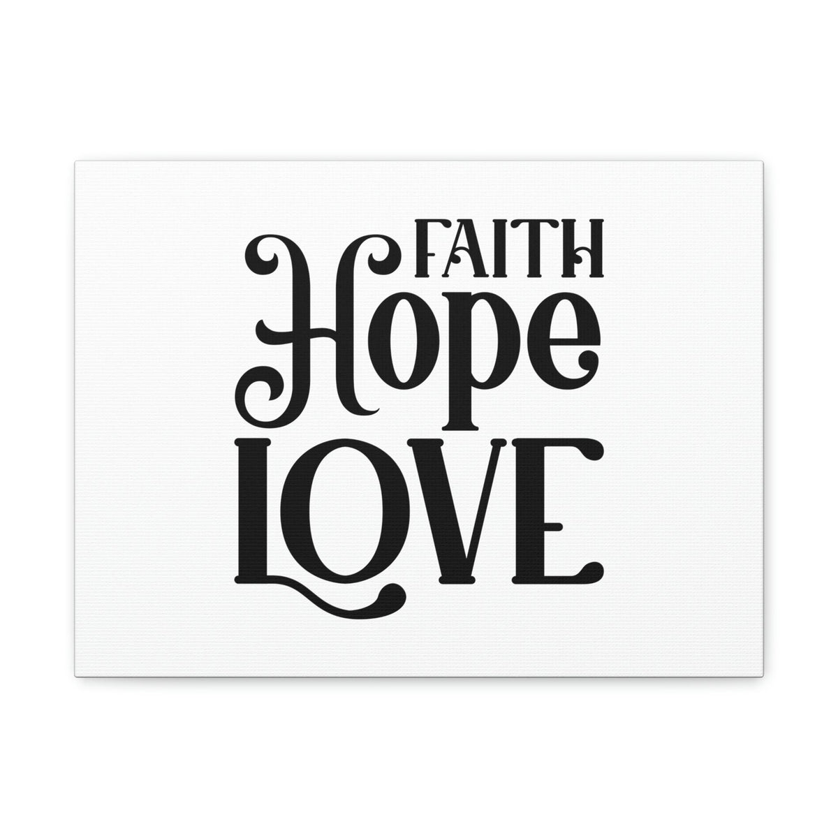 Scripture Walls Faith, Hope, Love 1 Corinthians 13:13 Christian Wall Art Bible Verse Print Ready to Hang Unframed-Express Your Love Gifts