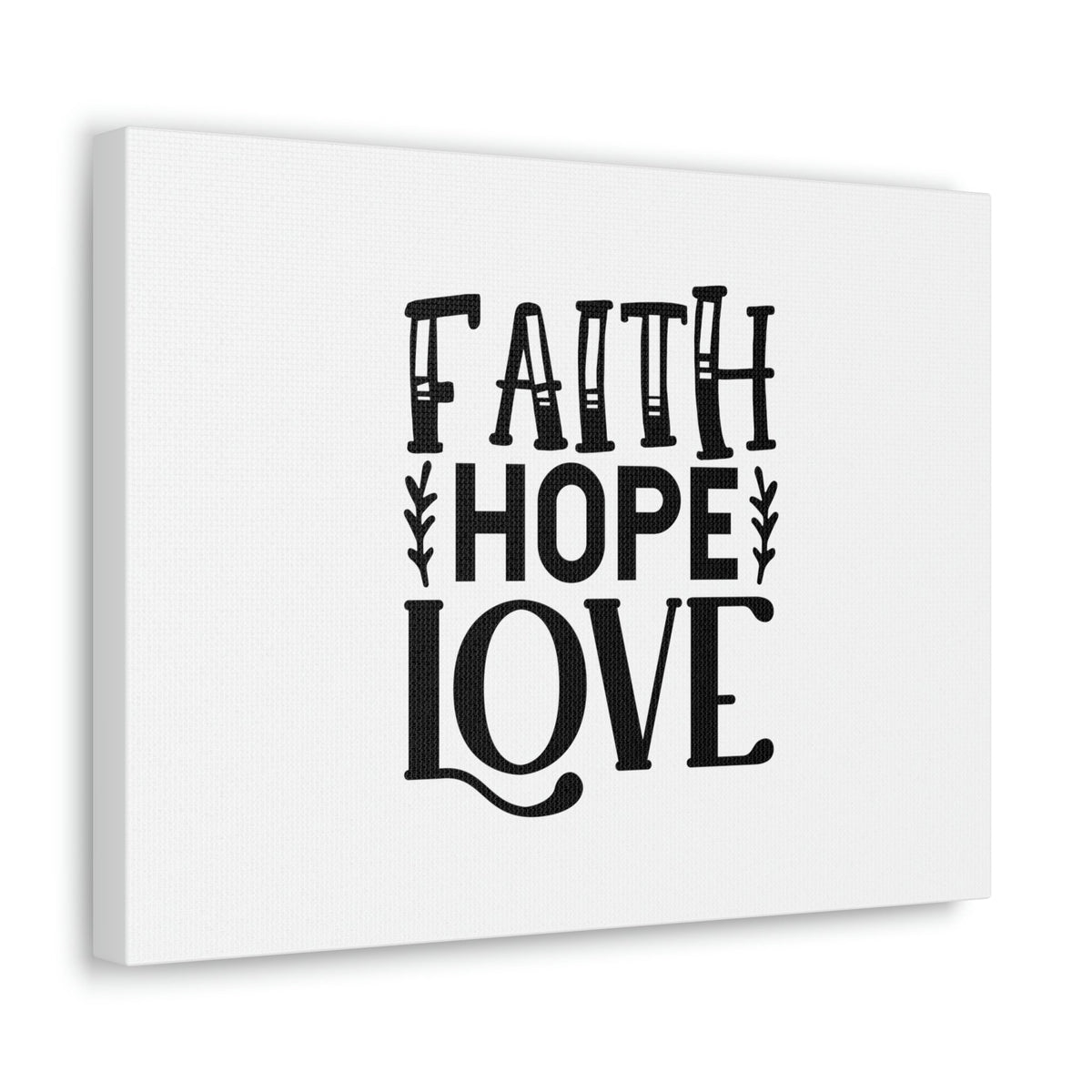 Scripture Walls Faith, Hope, Love 1 Corinthians 13:13 Christian Wall Art Bible Verse Print Ready to Hang Unframed-Express Your Love Gifts