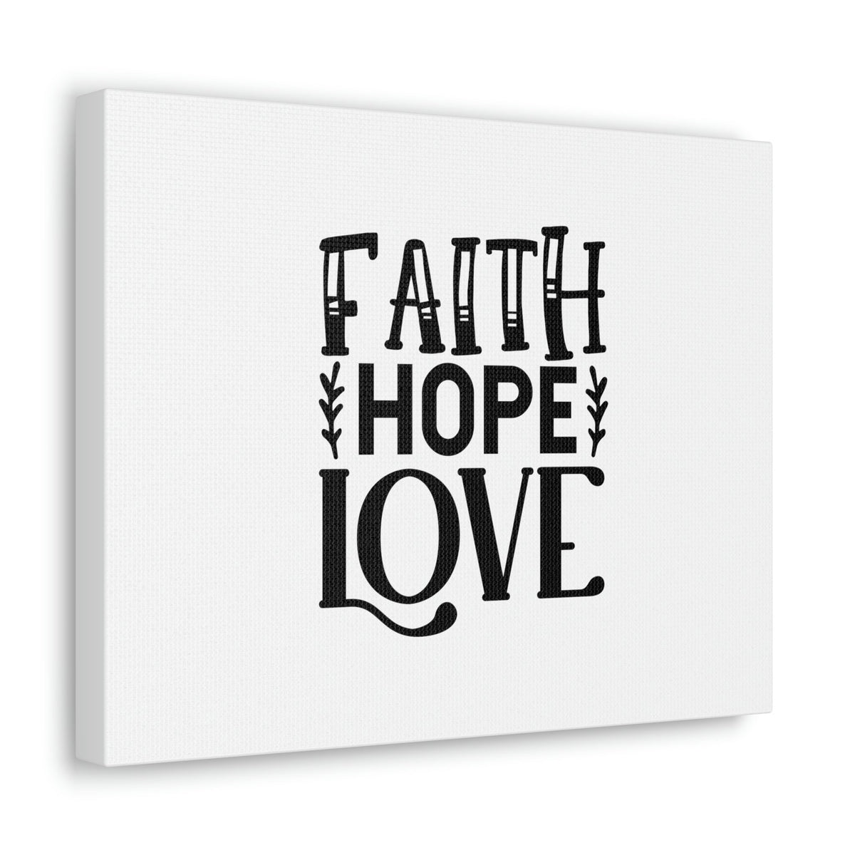 Scripture Walls Faith, Hope, Love 1 Corinthians 13:13 Christian Wall Art Bible Verse Print Ready to Hang Unframed-Express Your Love Gifts