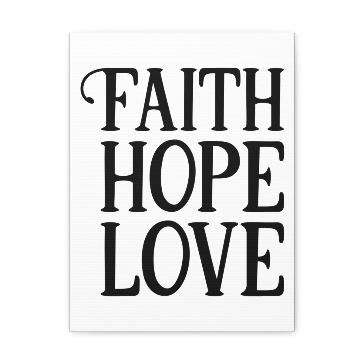 Scripture Walls Faith Hope Love 1 Corinthians 13:13 Christian Wall Art Print Ready to Hang Unframed-Express Your Love Gifts
