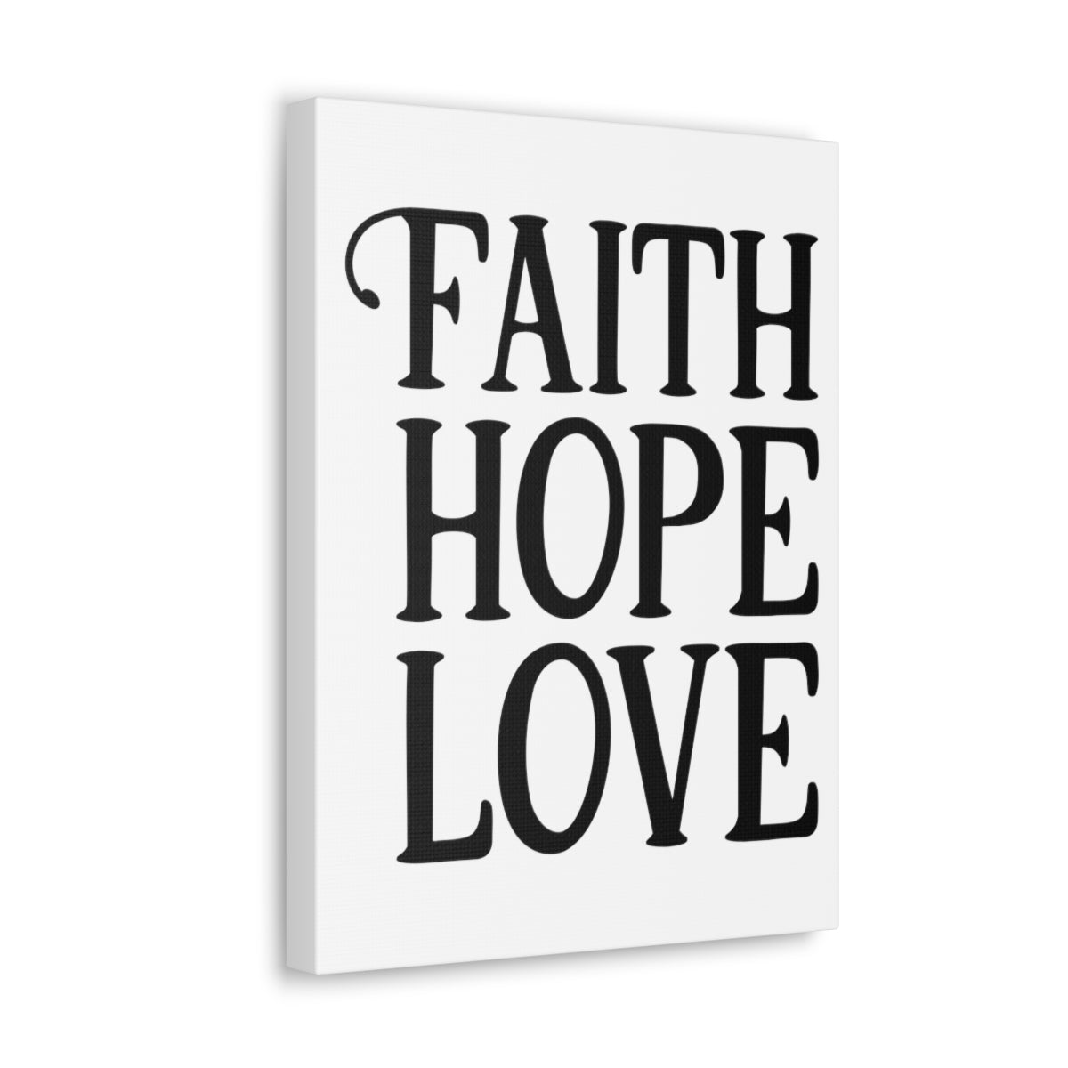 Scripture Walls Faith Hope Love 1 Corinthians 13:13 Christian Wall Art Print Ready to Hang Unframed-Express Your Love Gifts