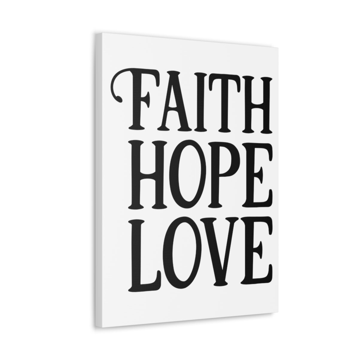 Scripture Walls Faith Hope Love 1 Corinthians 13:13 Christian Wall Art Print Ready to Hang Unframed-Express Your Love Gifts