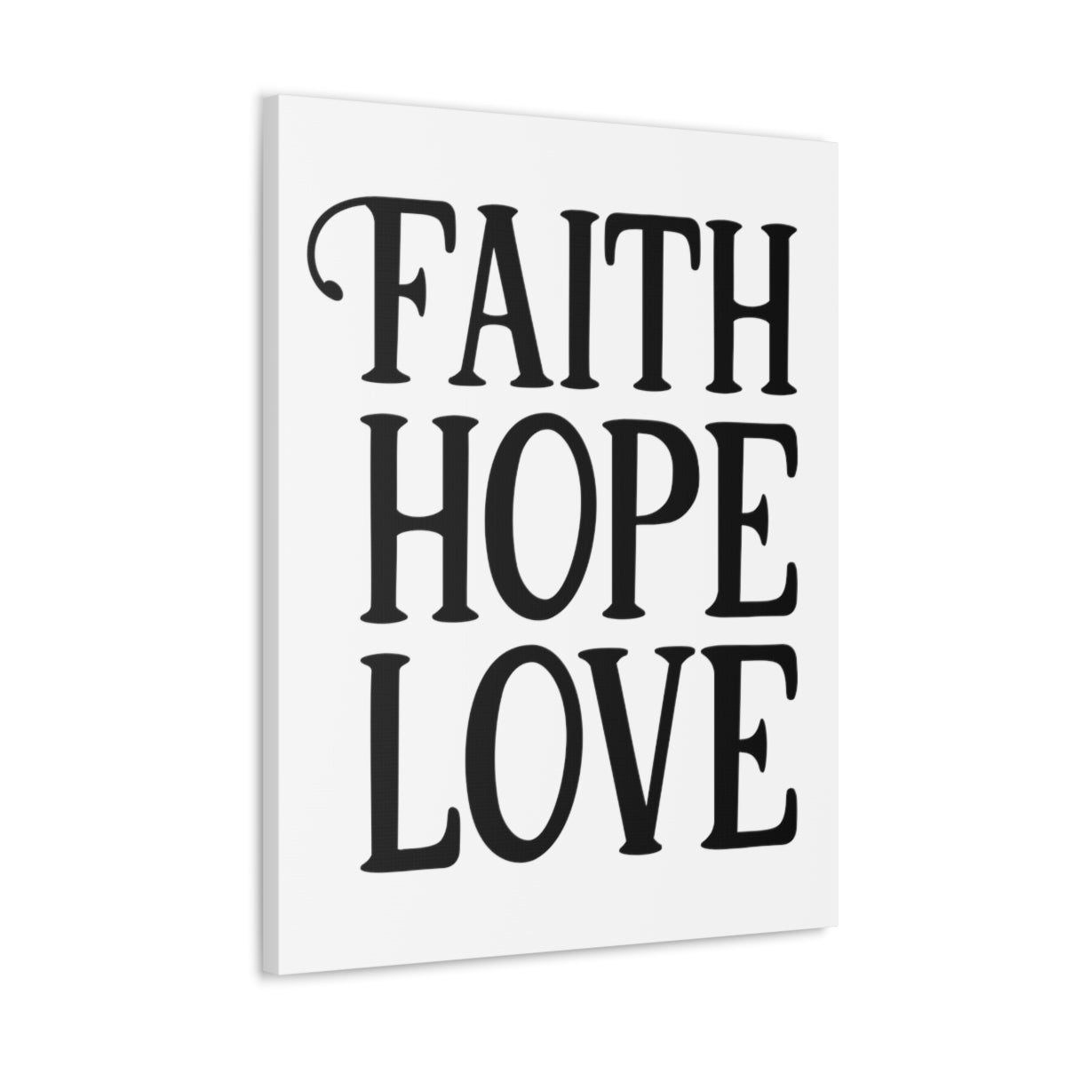 Scripture Walls Faith Hope Love 1 Corinthians 13:13 Christian Wall Art Print Ready to Hang Unframed-Express Your Love Gifts