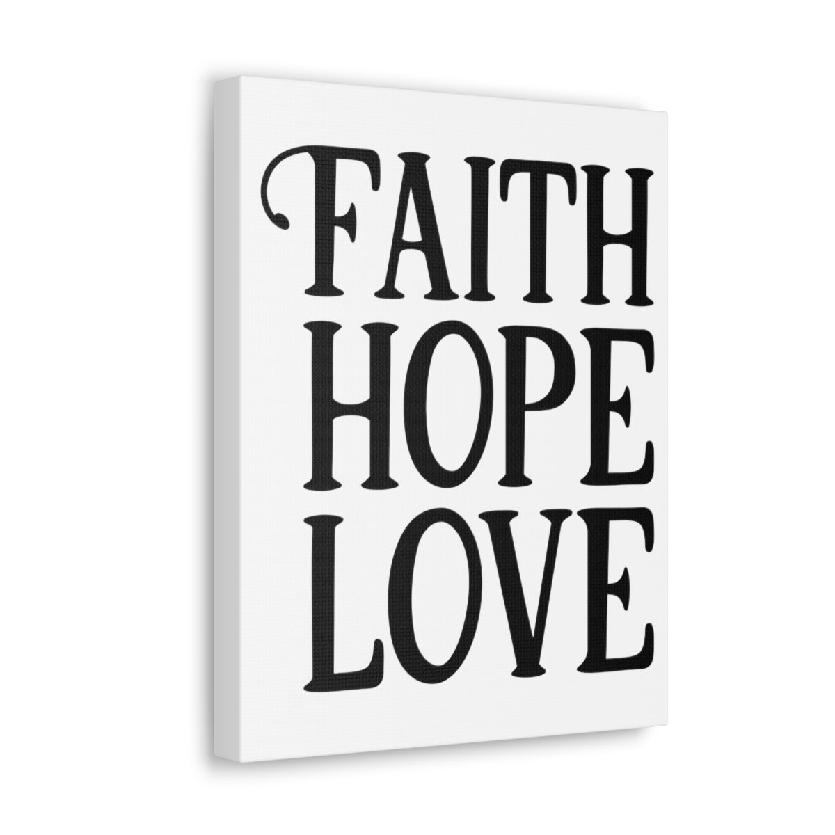 Scripture Walls Faith Hope Love 1 Corinthians 13:13 Christian Wall Art Print Ready to Hang Unframed-Express Your Love Gifts