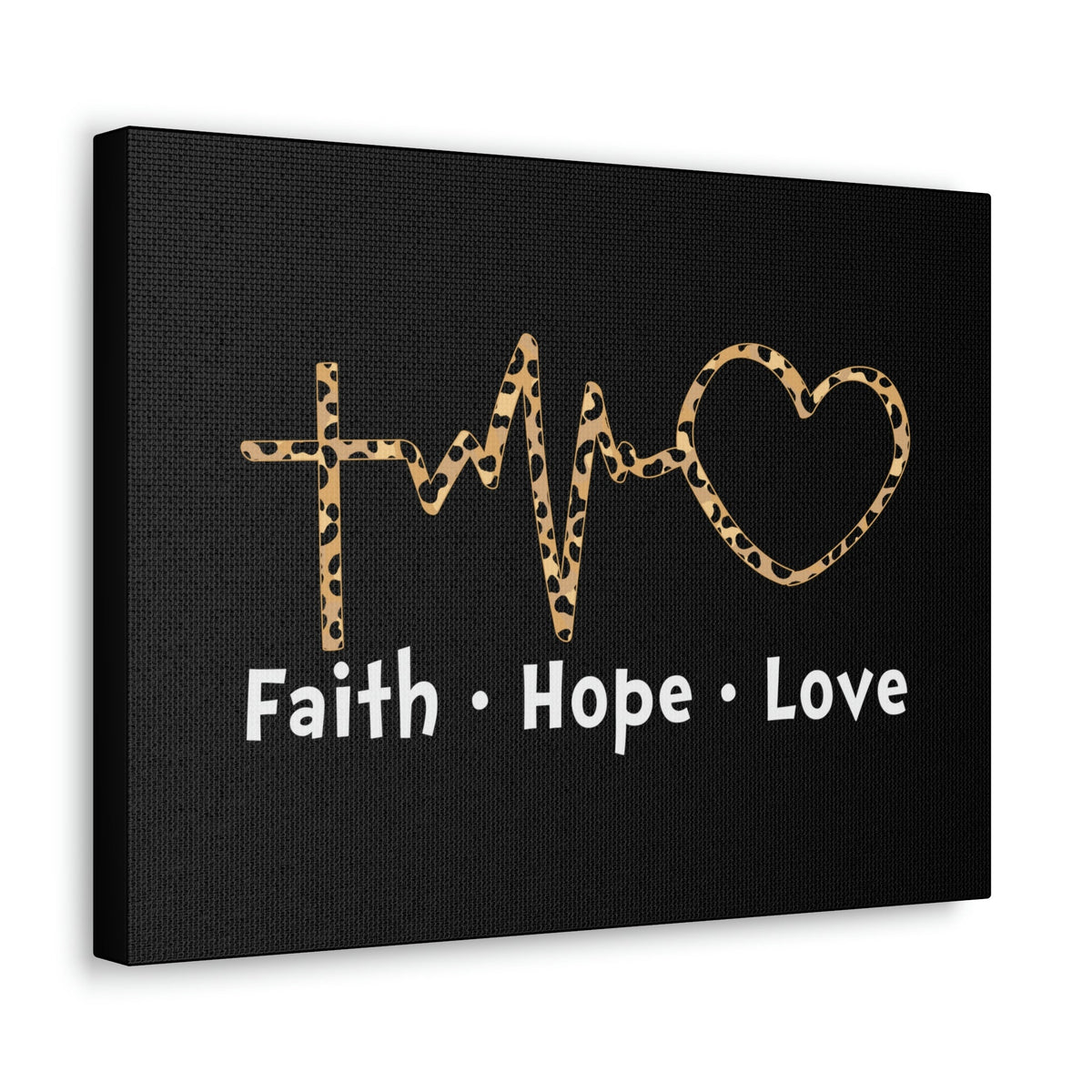 Scripture Walls Faith, Hope, Love 1 Corinthians 13:13 Heartbeart Christian Wall Art Bible Verse Print Ready to Hang Unframed-Express Your Love Gifts