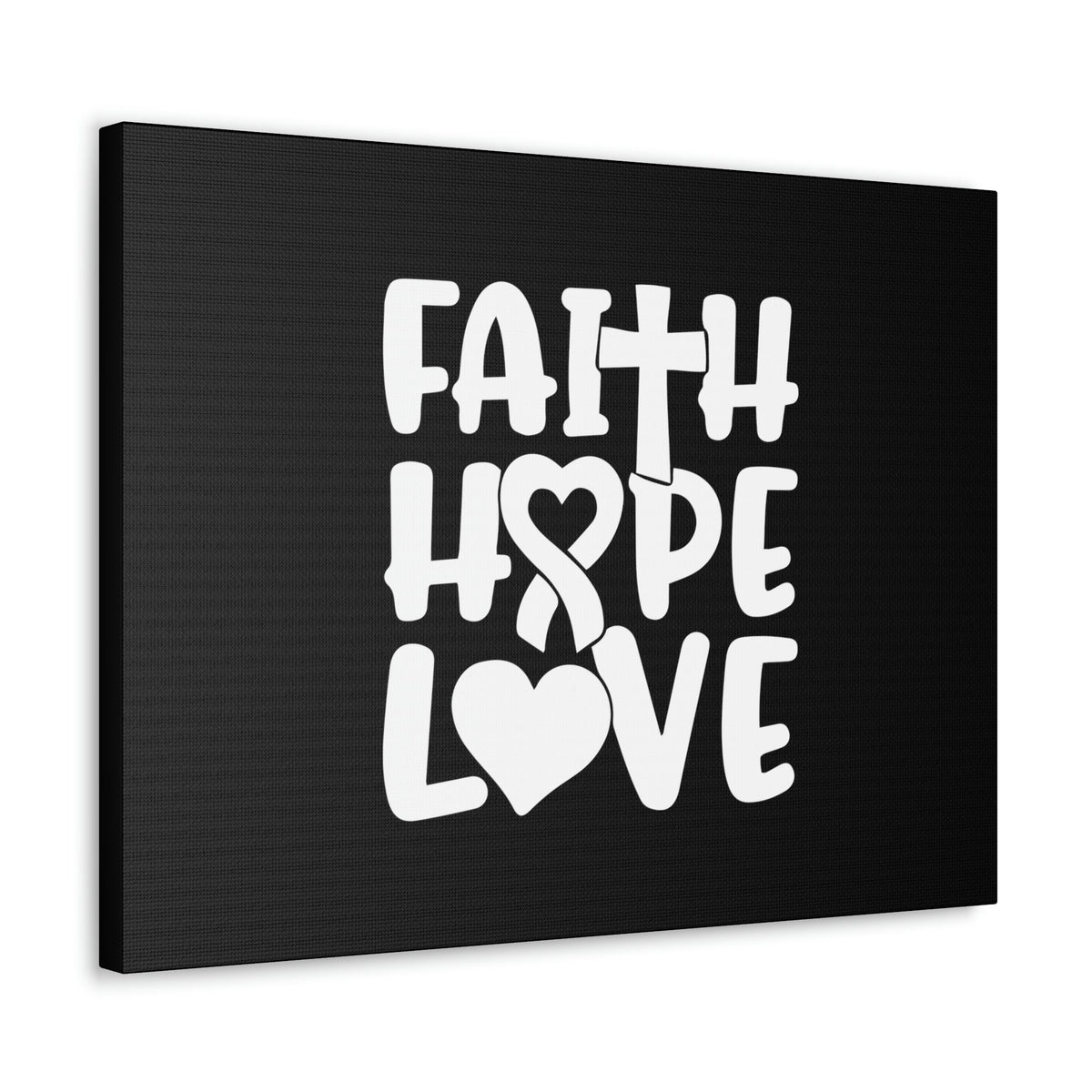 Scripture Walls Faith, Hope, Love 1 Corinthians 13:13 Ribbon Christian Wall Art Bible Verse Print Ready to Hang Unframed-Express Your Love Gifts