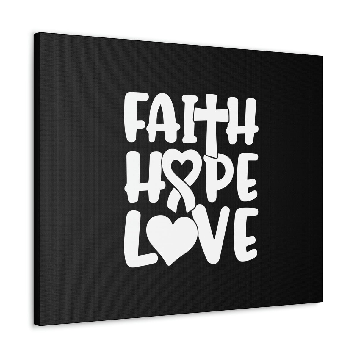 Scripture Walls Faith, Hope, Love 1 Corinthians 13:13 Ribbon Christian Wall Art Bible Verse Print Ready to Hang Unframed-Express Your Love Gifts