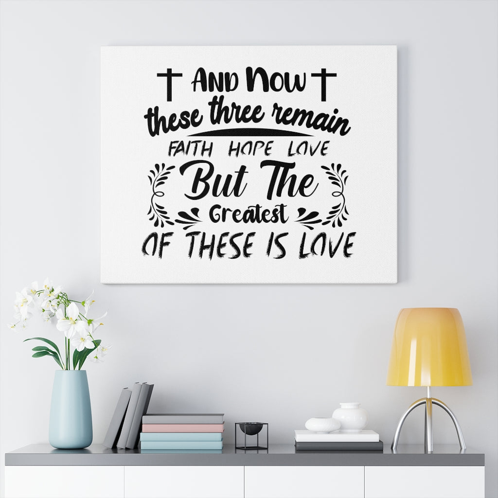 Scripture Walls Faith Hope Love Bible Verse Canvas Christian Wall Art Ready to Hang Unframed-Express Your Love Gifts