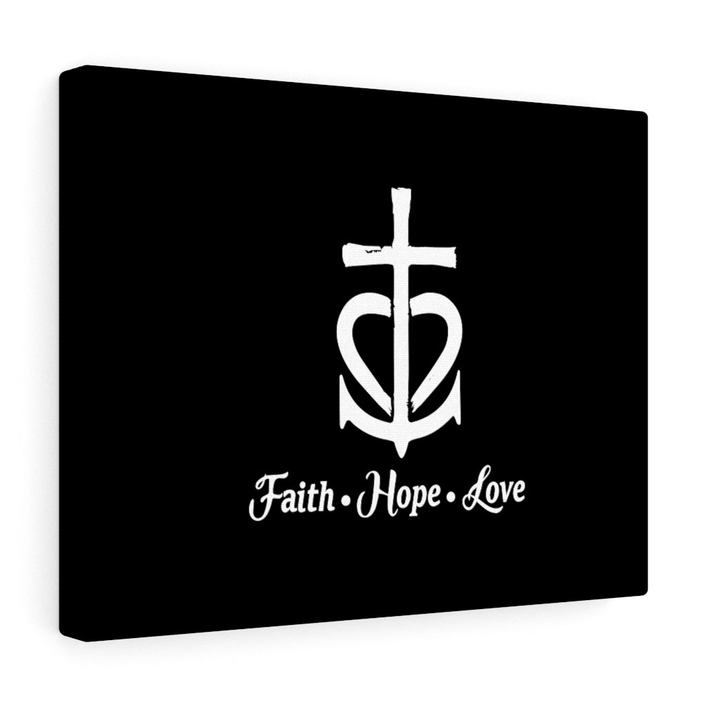 Scripture Walls Faith Hope Love Cross Bible Verse Canvas Christian Wall Art Ready to Hang Unframed-Express Your Love Gifts