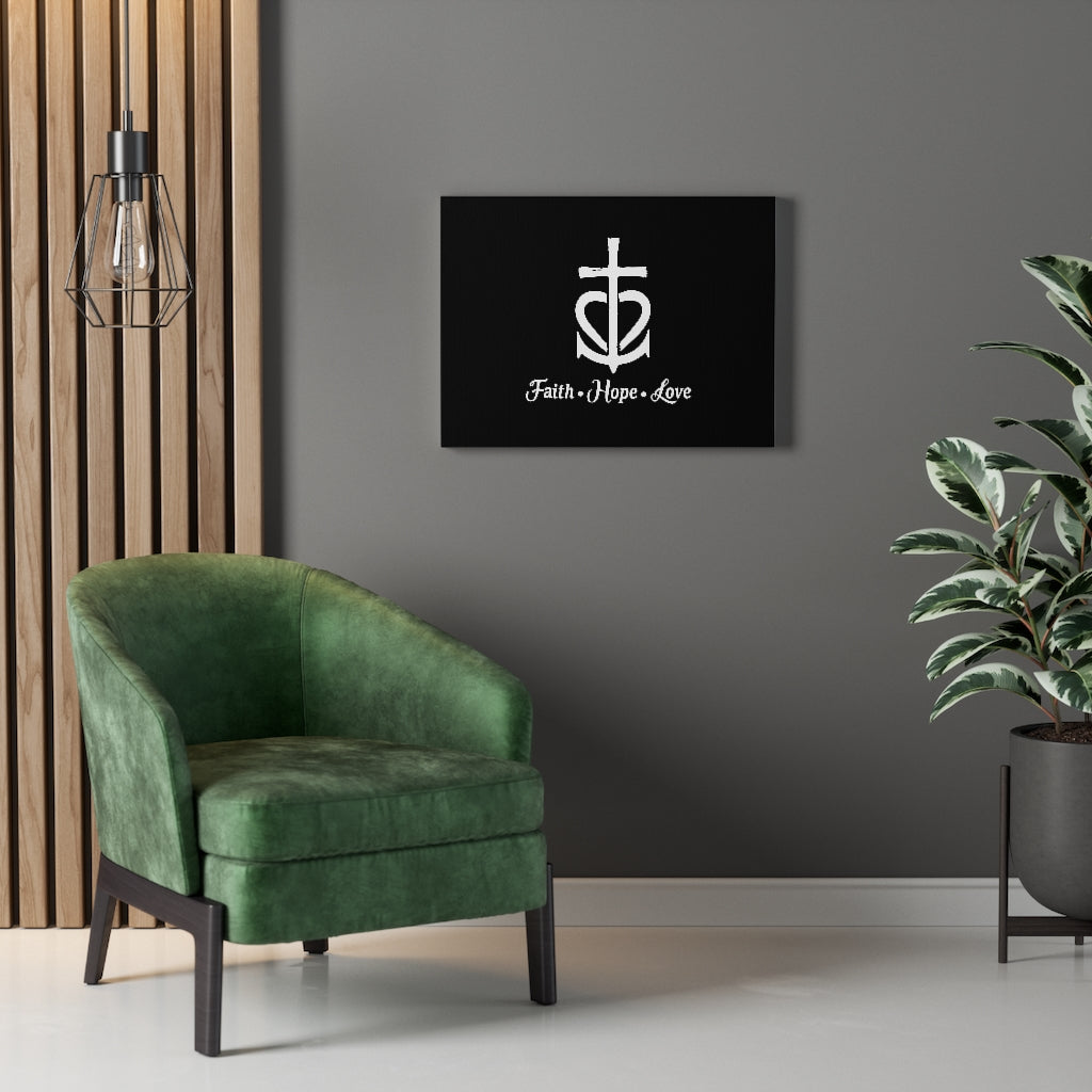 Scripture Walls Faith Hope Love Cross Bible Verse Canvas Christian Wall Art Ready to Hang Unframed-Express Your Love Gifts