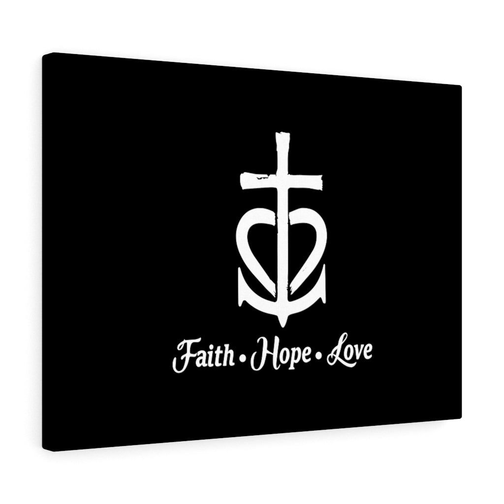 Scripture Walls Faith Hope Love Cross Bible Verse Canvas Christian Wall Art Ready to Hang Unframed-Express Your Love Gifts