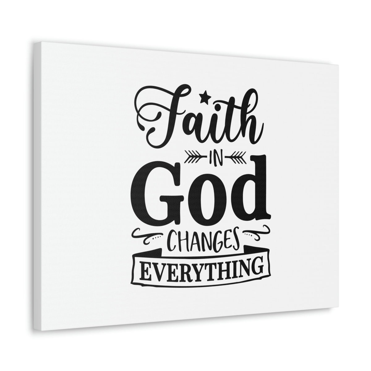 Scripture Walls Faith In God 2 Corinthians 5:17 White Arrow Christian Wall Art Bible Verse Print Ready to Hang Unframed-Express Your Love Gifts