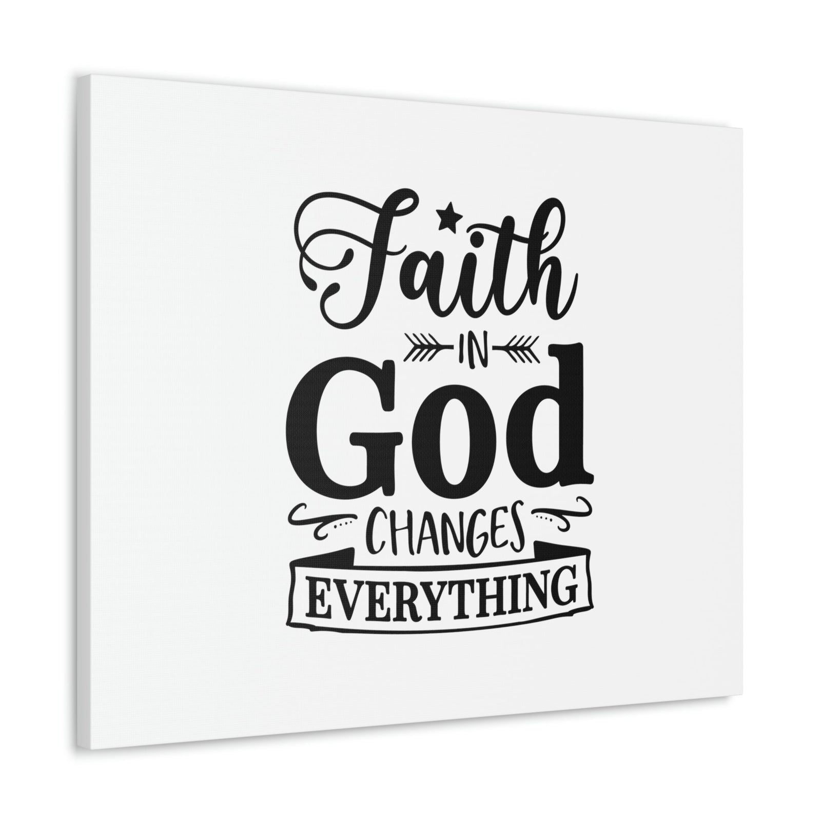 Scripture Walls Faith In God 2 Corinthians 5:17 White Arrow Christian Wall Art Bible Verse Print Ready to Hang Unframed-Express Your Love Gifts