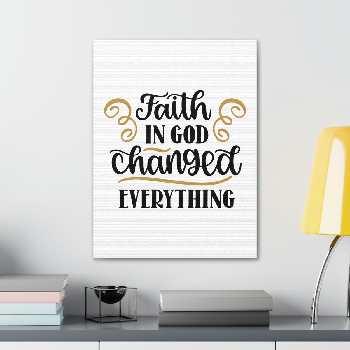 Scripture Walls Faith In God 2 Corinthians 5:7 Christian Wall Art Bible Verse Print Ready to Hang Unframed-Express Your Love Gifts