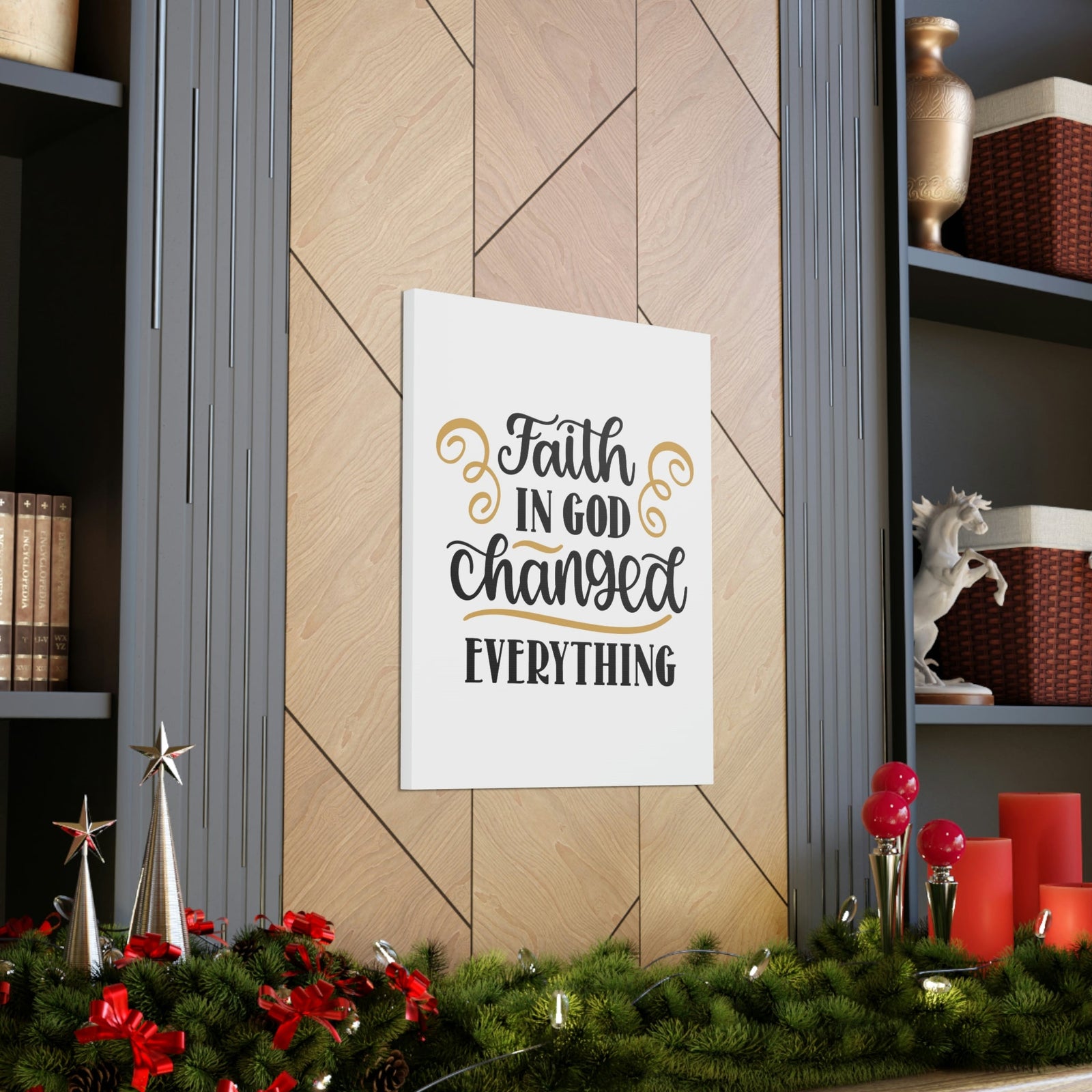 Scripture Walls Faith In God 2 Corinthians 5:7 Christian Wall Art Bible Verse Print Ready to Hang Unframed-Express Your Love Gifts