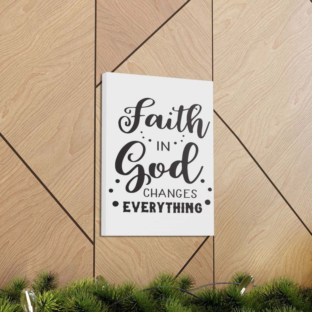 Scripture Walls Faith In God Mark 11:22 Christian Wall Art Print Ready to Hang Unframed-Express Your Love Gifts