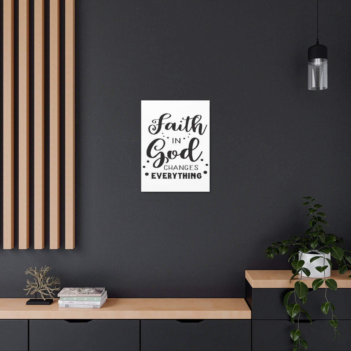 Scripture Walls Faith In God Mark 11:22 Christian Wall Art Print Ready to Hang Unframed-Express Your Love Gifts
