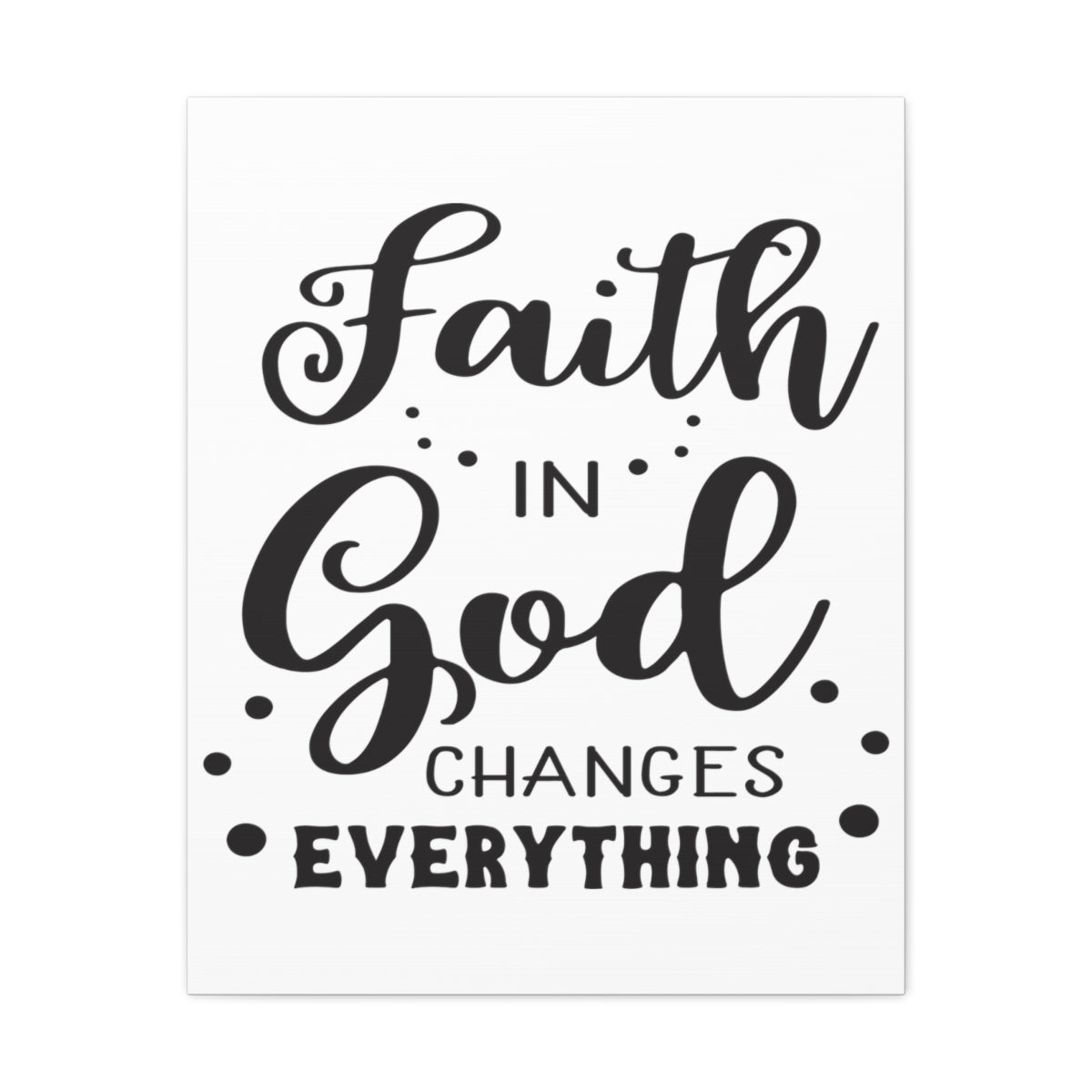 Scripture Walls Faith In God Mark 11:22 Christian Wall Art Print Ready to Hang Unframed-Express Your Love Gifts
