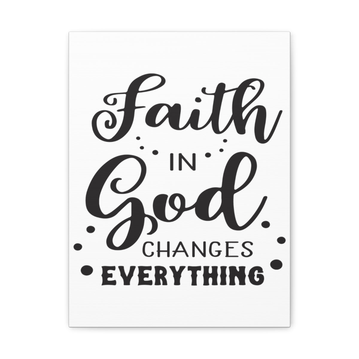 Scripture Walls Faith In God Mark 11:22 Christian Wall Art Print Ready to Hang Unframed-Express Your Love Gifts