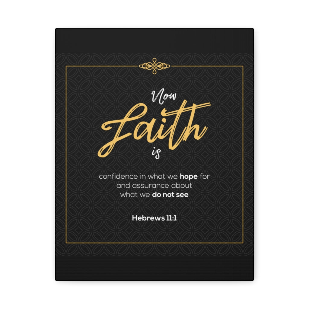 Scripture Walls Faith Is Confidence Hebrews 11:1 Christian Wall Art Bible Verse Print Ready To Hang Unframed-Express Your Love Gifts