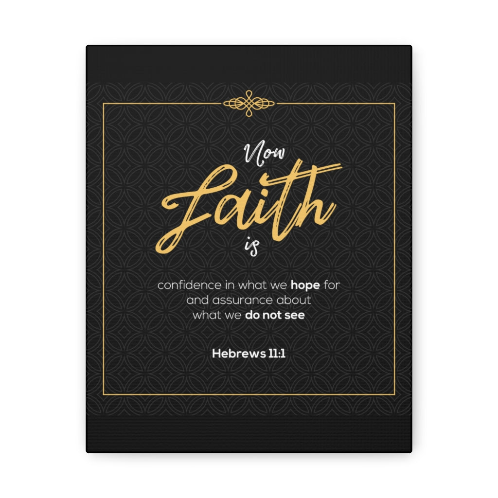 Scripture Walls Faith Is Confidence Hebrews 11:1 Christian Wall Art Bible Verse Print Ready To Hang Unframed-Express Your Love Gifts