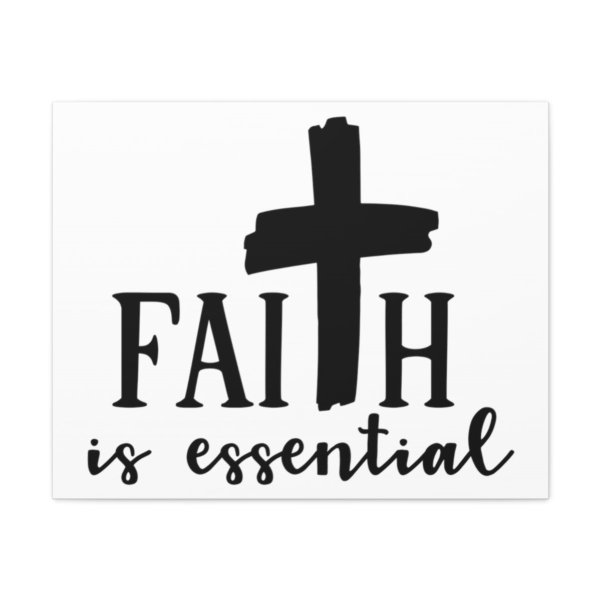 Scripture Walls Faith Is Essential Hebrews 11:6 Christian Wall Art Print Ready to Hang Unframed-Express Your Love Gifts