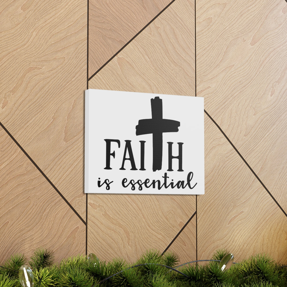 Scripture Walls Faith Is Essential Hebrews 11:6 Christian Wall Art Print Ready to Hang Unframed-Express Your Love Gifts