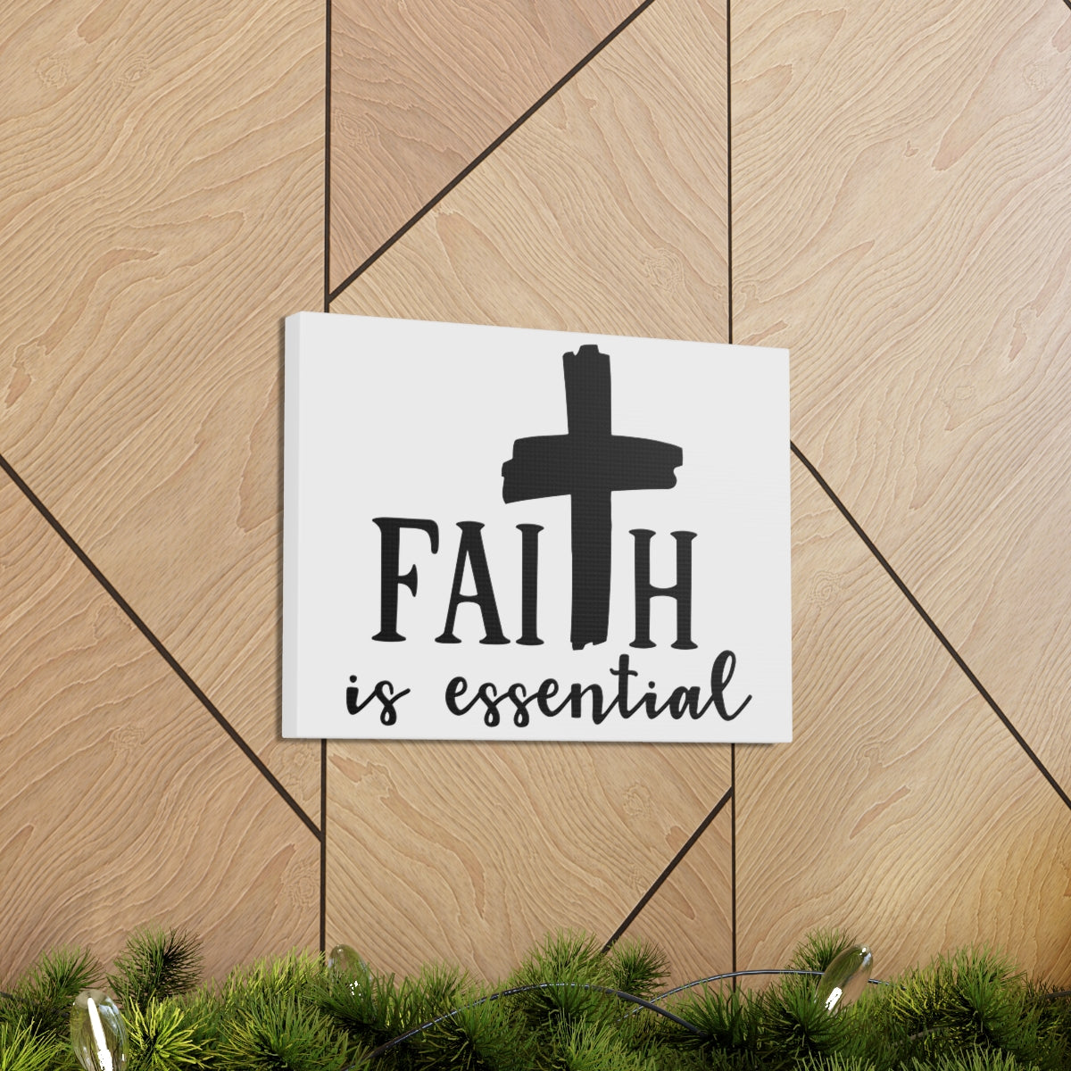 Scripture Walls Faith Is Essential Hebrews 11:6 Christian Wall Art Print Ready to Hang Unframed-Express Your Love Gifts
