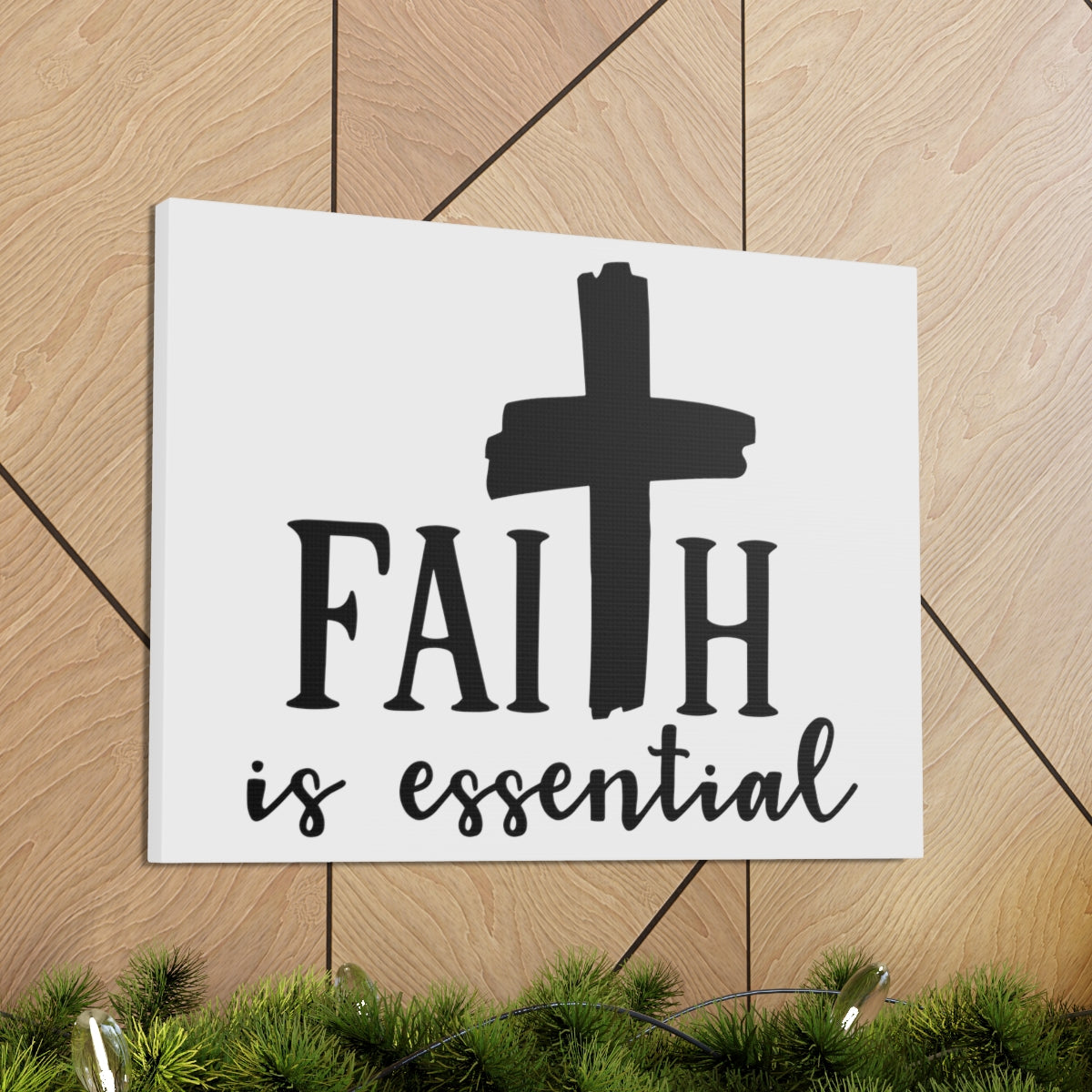 Scripture Walls Faith Is Essential Hebrews 11:6 Christian Wall Art Print Ready to Hang Unframed-Express Your Love Gifts