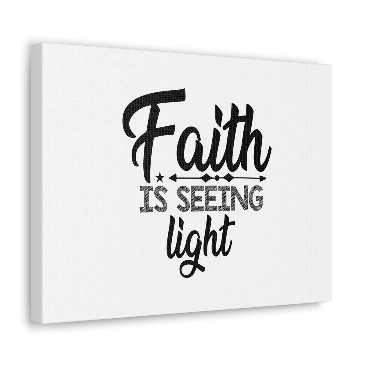Scripture Walls Faith Is Seeing Light Hebrews 11:1 Christian Wall Art Bible Verse Print Ready to Hang Unframed-Express Your Love Gifts