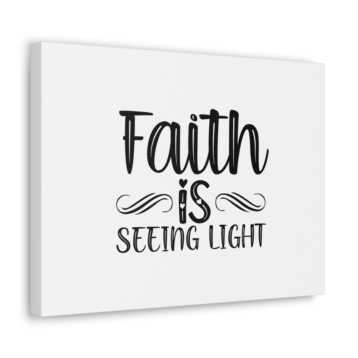Scripture Walls Faith Is Seeing Light Hebrews 11:1 Christian Wall Art Bible Verse Print Ready to Hang Unframed-Express Your Love Gifts