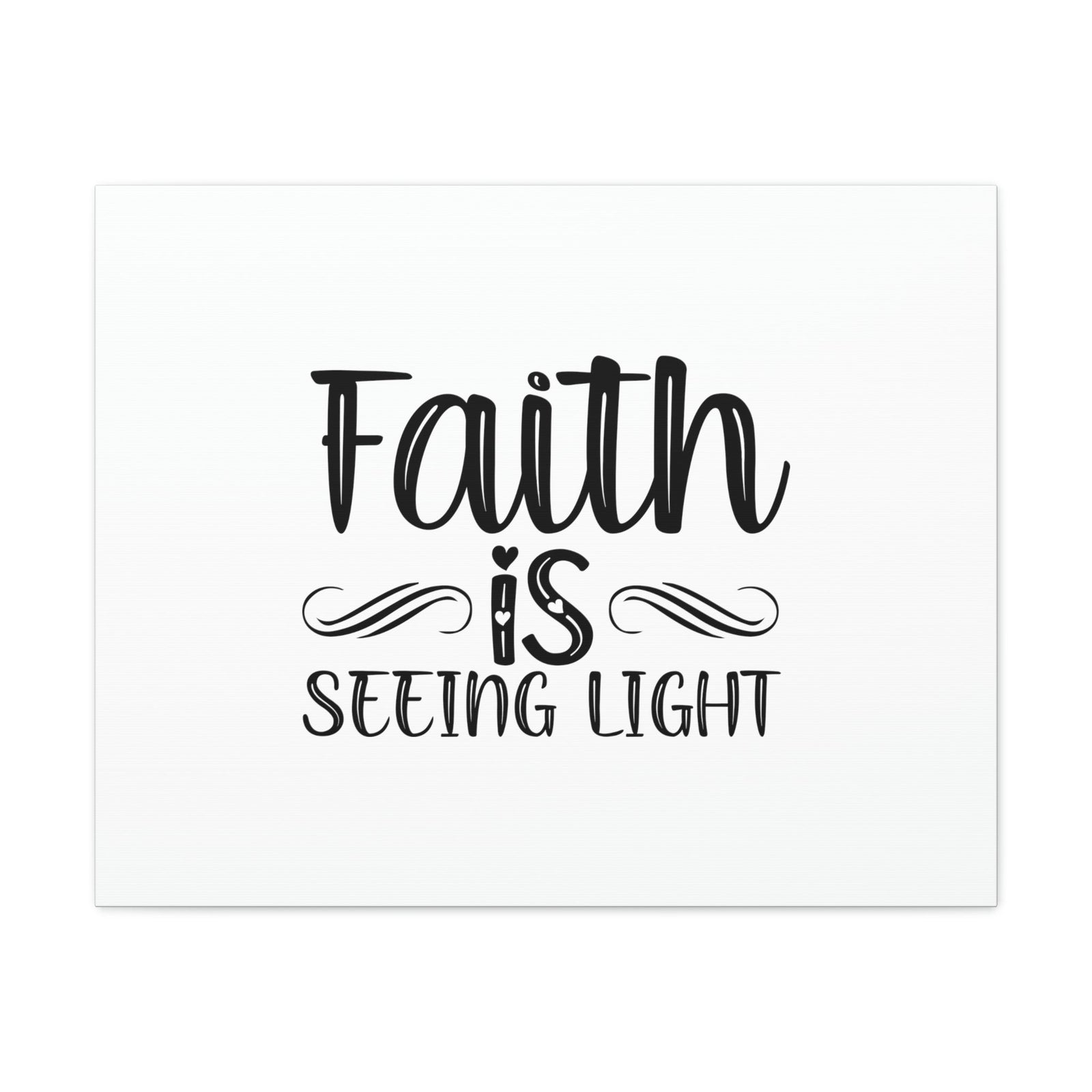 Scripture Walls Faith Is Seeing Light Hebrews 11:1 Christian Wall Art Bible Verse Print Ready to Hang Unframed-Express Your Love Gifts